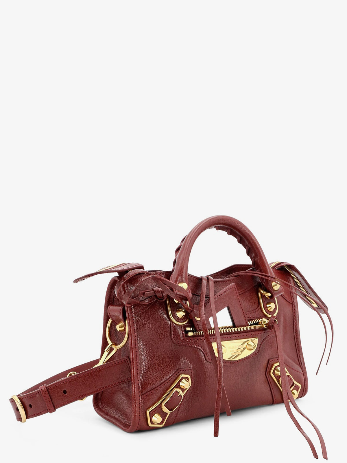 Balenciaga Women Le City Uptown Mini Leather Handbag BALENCIAGA