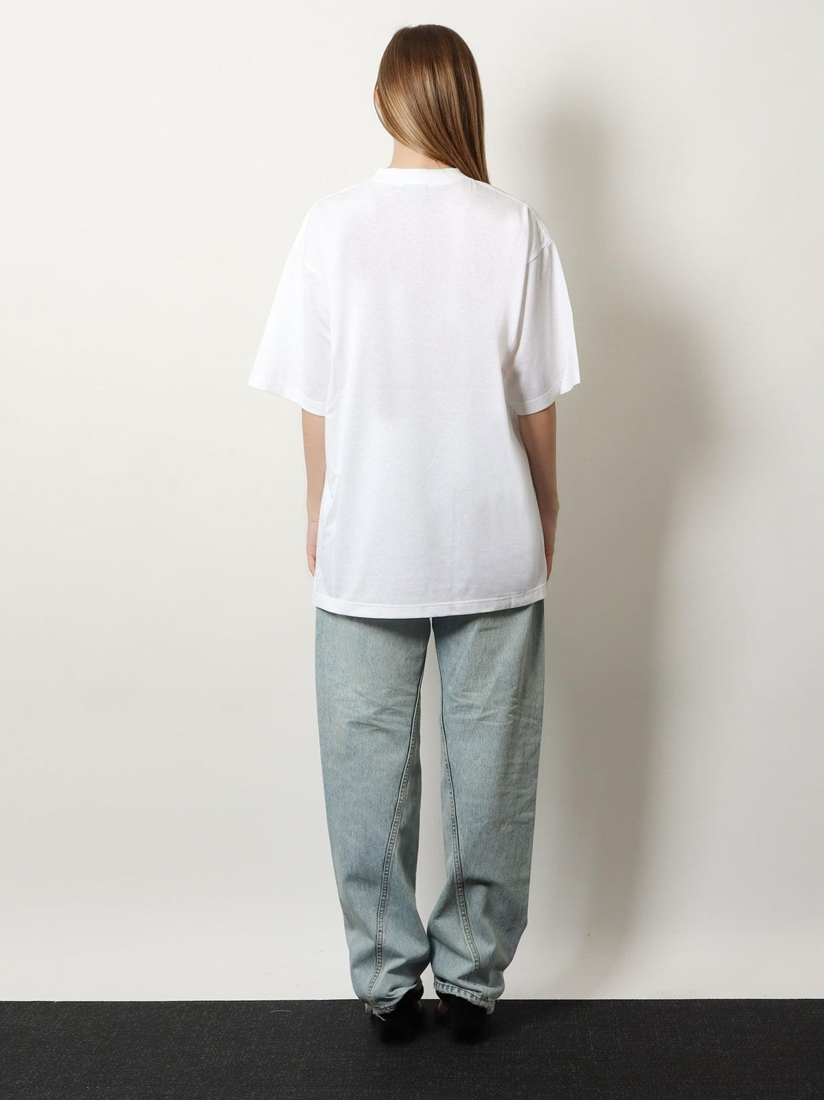 Balenciaga Women The Window Cotton T-Shirt BALENCIAGA