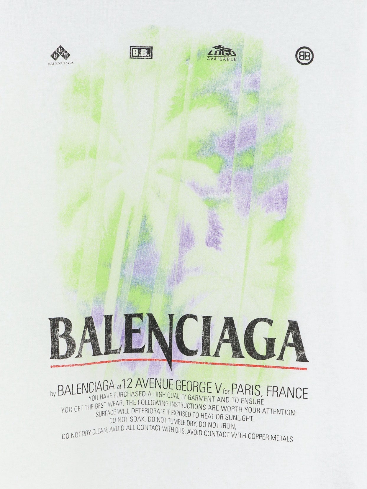 Balenciaga Women The Window Cotton T-Shirt BALENCIAGA