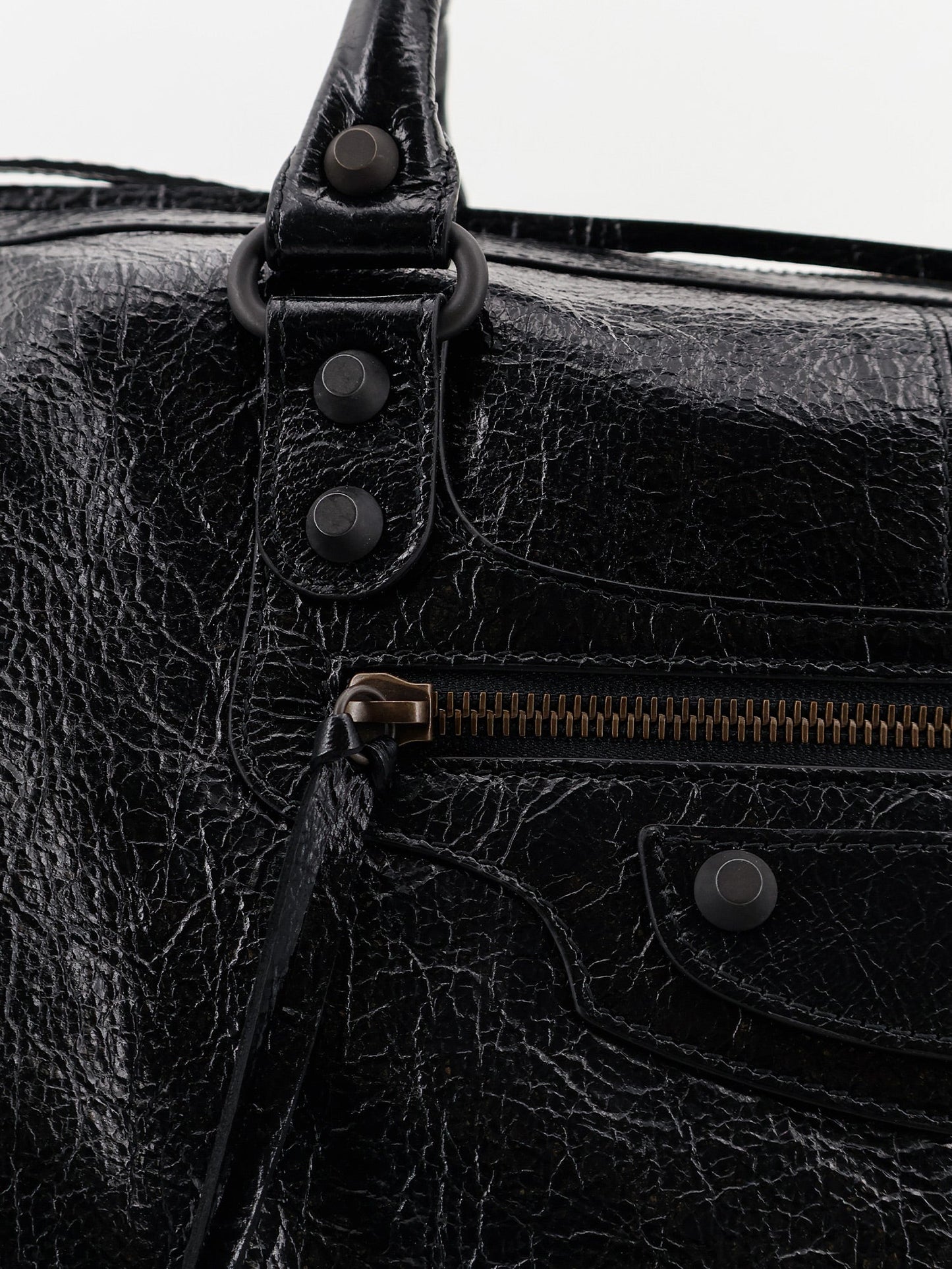 Balenciaga Men Le City Boston L Leather Handbag BALENCIAGA