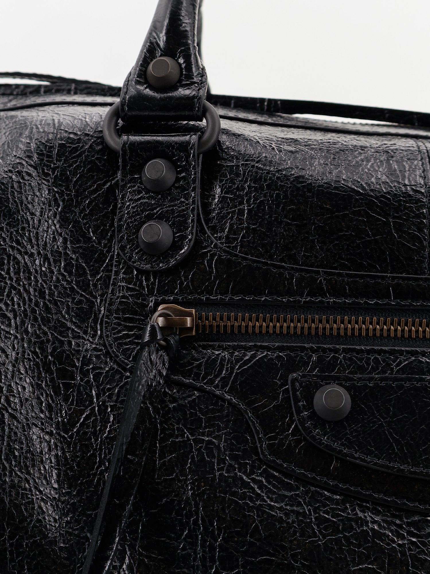 Balenciaga Men Le City Boston L Leather Handbag BALENCIAGA