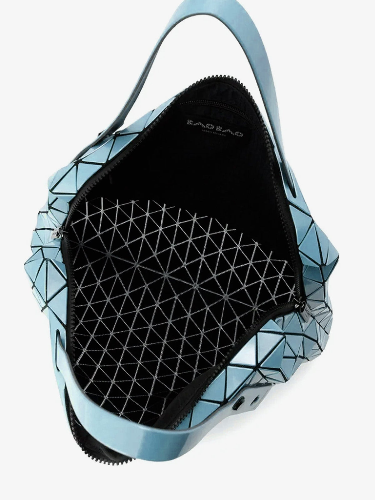 Bao Bao Issey Miyake Women Row Metallic Shoulder Bag With Triangular Pattern BAO BAO ISSEY MIYAKE