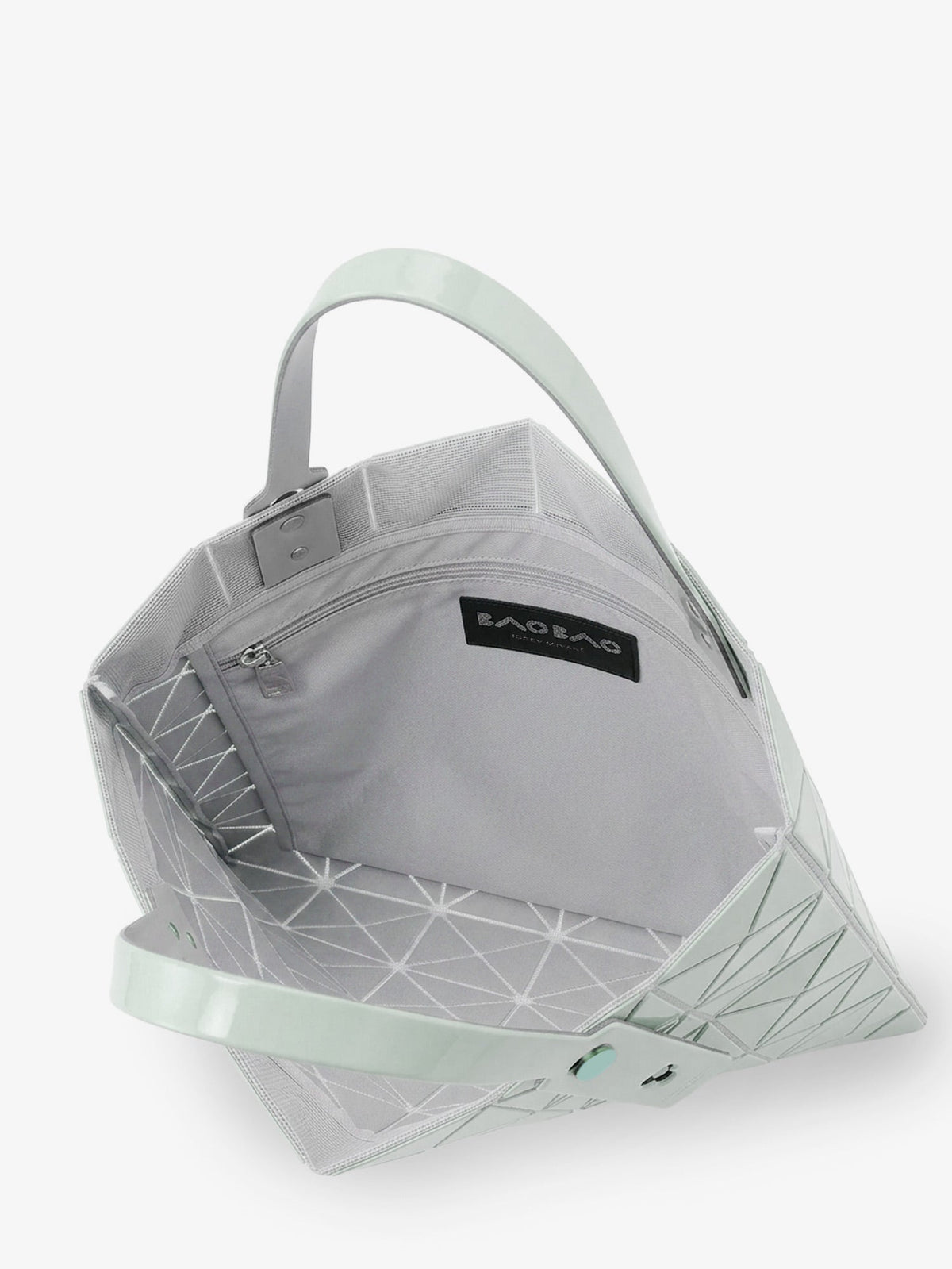 Bao Bao Issey Miyake Women Lucent One Tone Shoulder Bag With Geometric Pattern BAO BAO ISSEY MIYAKE