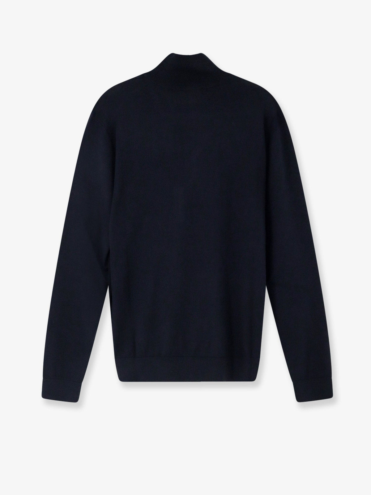 Boss Men Half-Zip Cardigan In Wool, Silk And Cashmere BOSS
