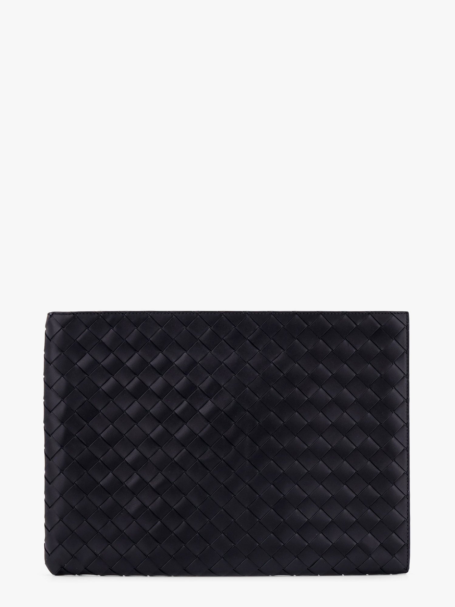 Bottega Veneta Men Woven Leather Pochette BOTTEGA VENETA