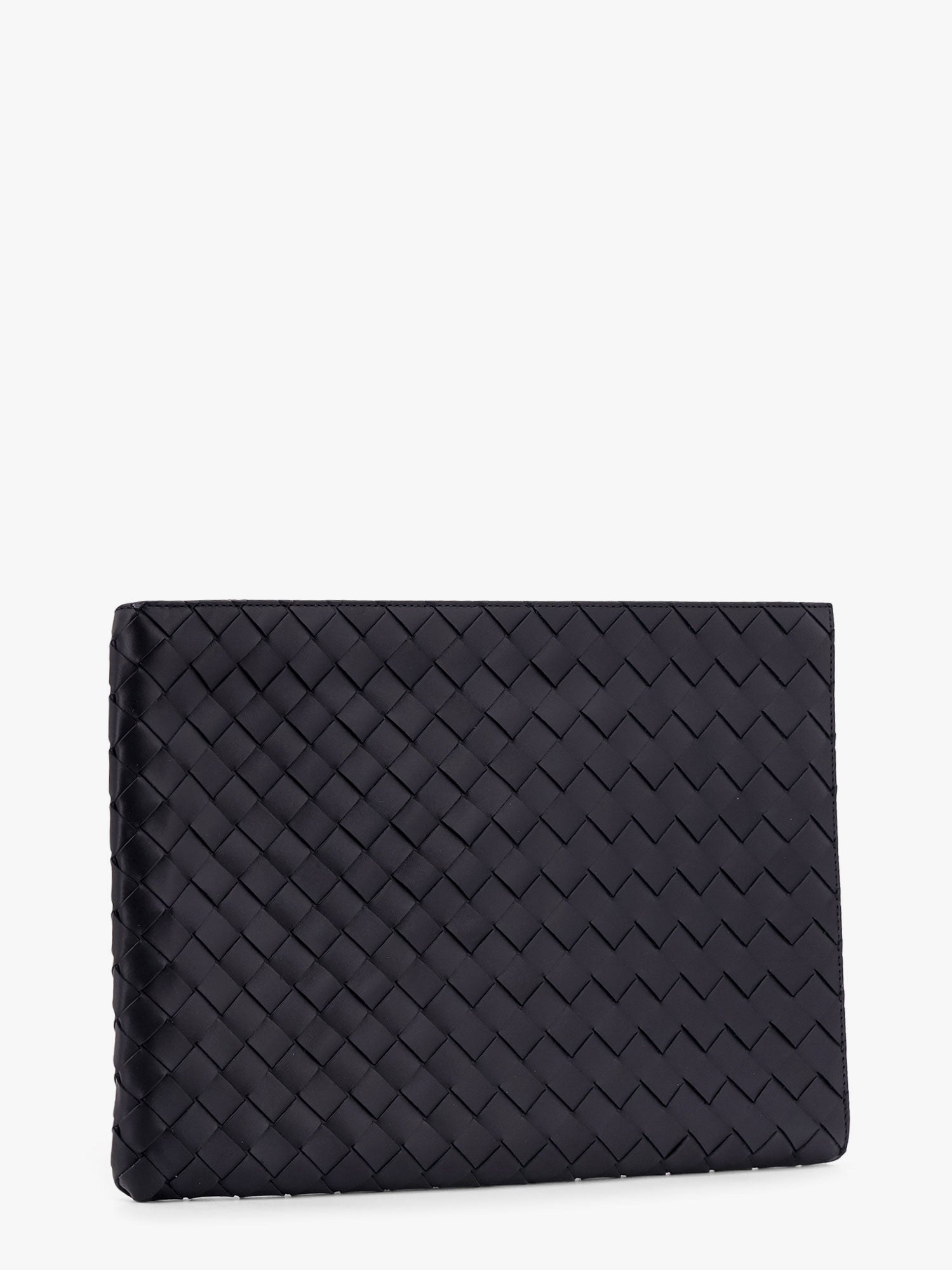 Bottega Veneta Men Woven Leather Pochette BOTTEGA VENETA