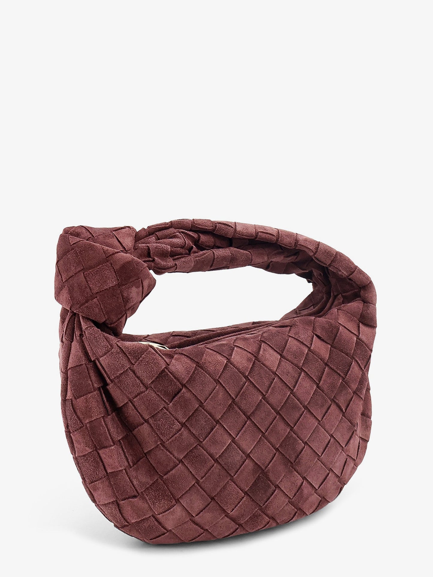Bottega Veneta Women Mini Jodie Intrecciato Suede Handbag BOTTEGA VENETA