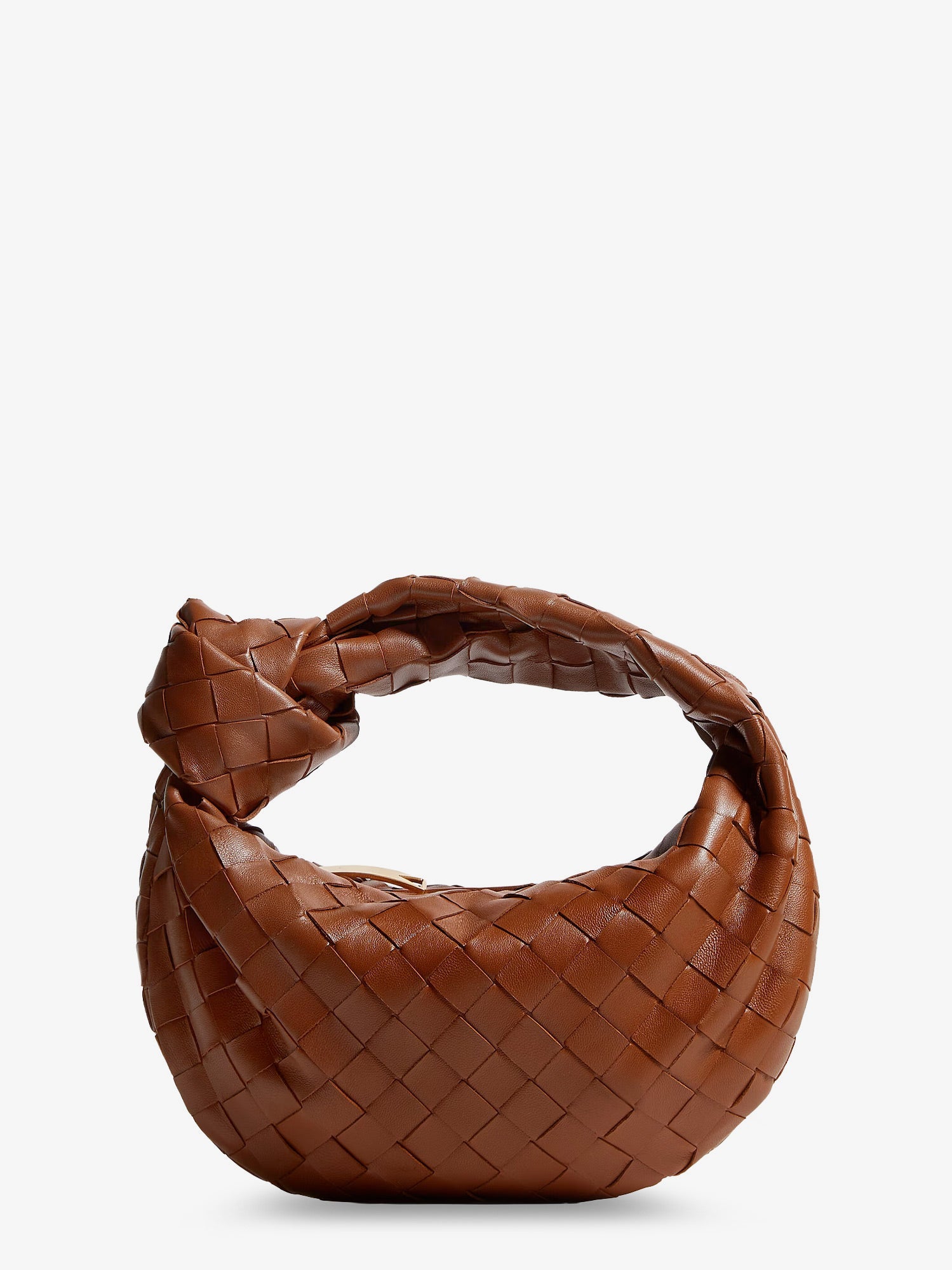 Bottega Veneta Women Mini Jodie Leather Handbag With Intrecciato Motif BOTTEGA VENETA