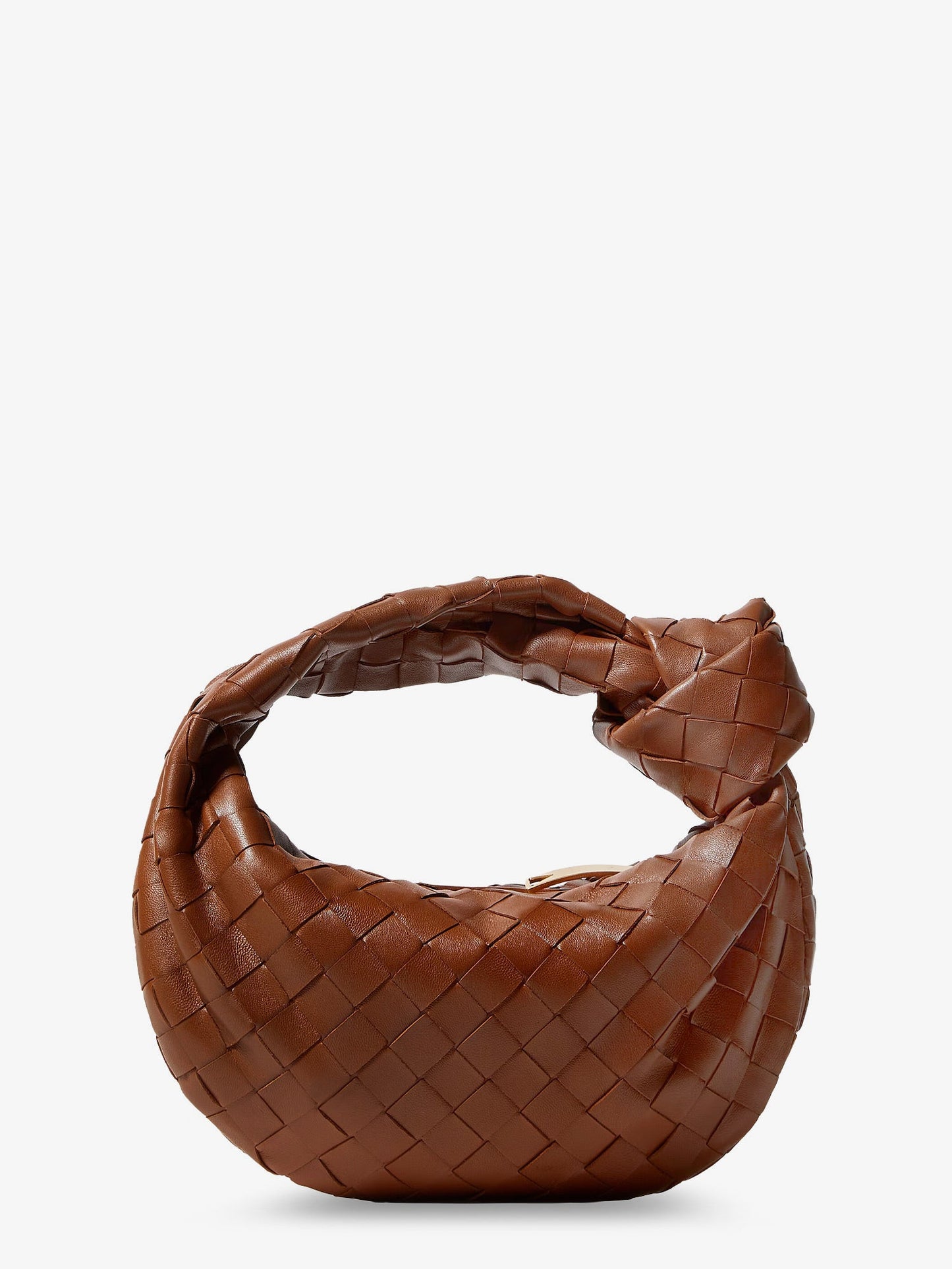 Bottega Veneta Women Mini Jodie Leather Handbag With Intrecciato Motif BOTTEGA VENETA