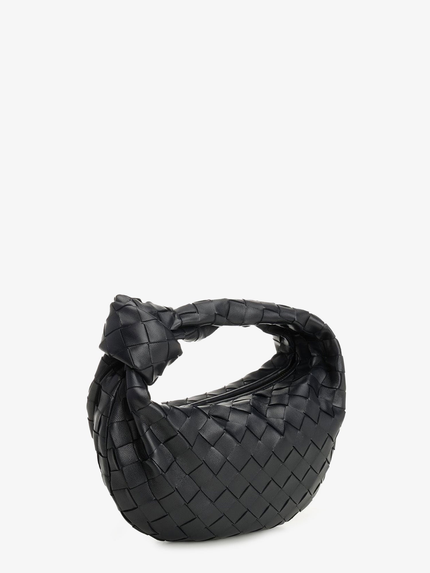 Bottega Veneta Women Mini Jodie Leather Handbag With Intrecciato Motif BOTTEGA VENETA