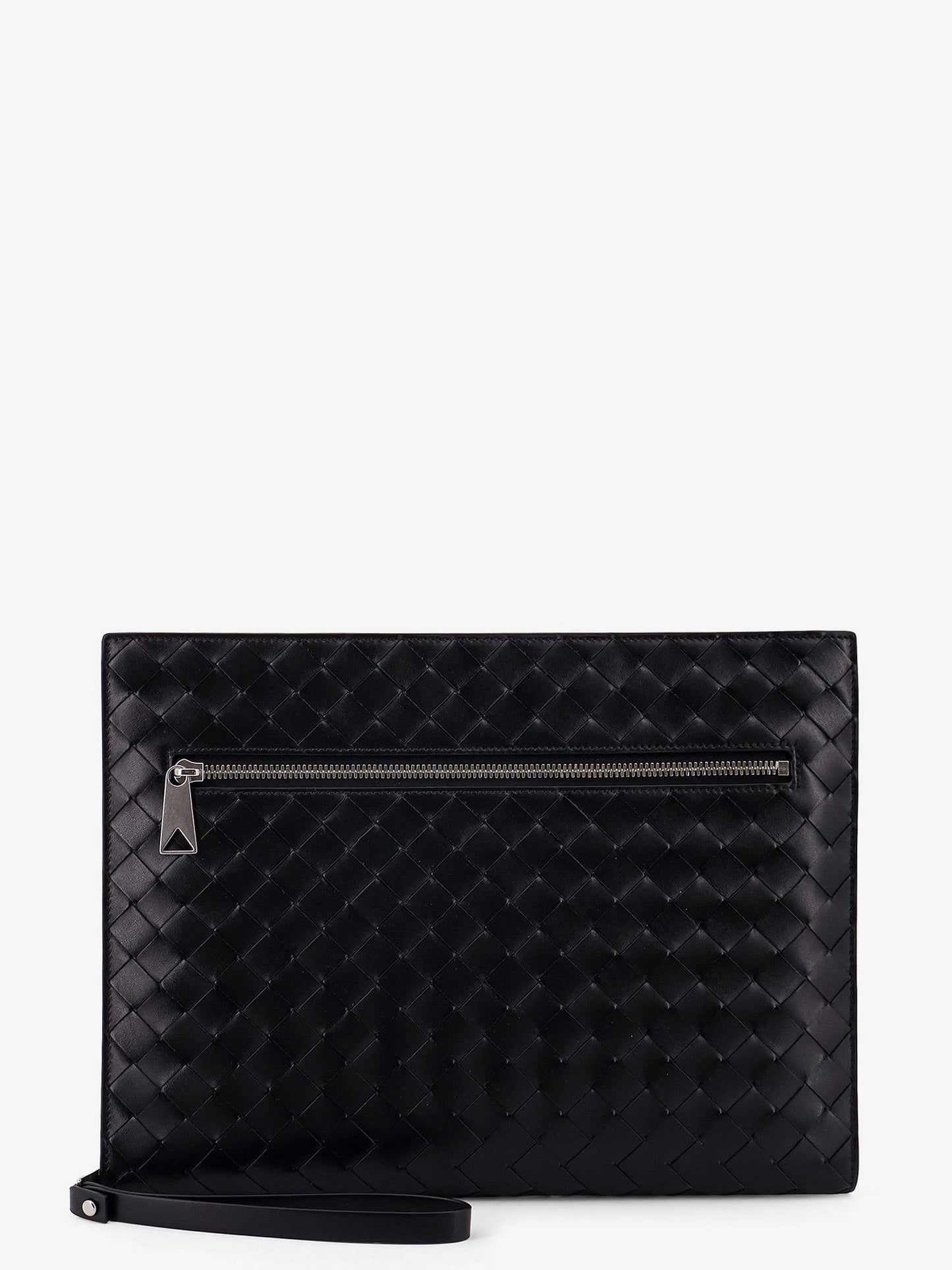 Bottega Veneta Men Avenue Leather Document Case With Intrecciato Motif BOTTEGA VENETA