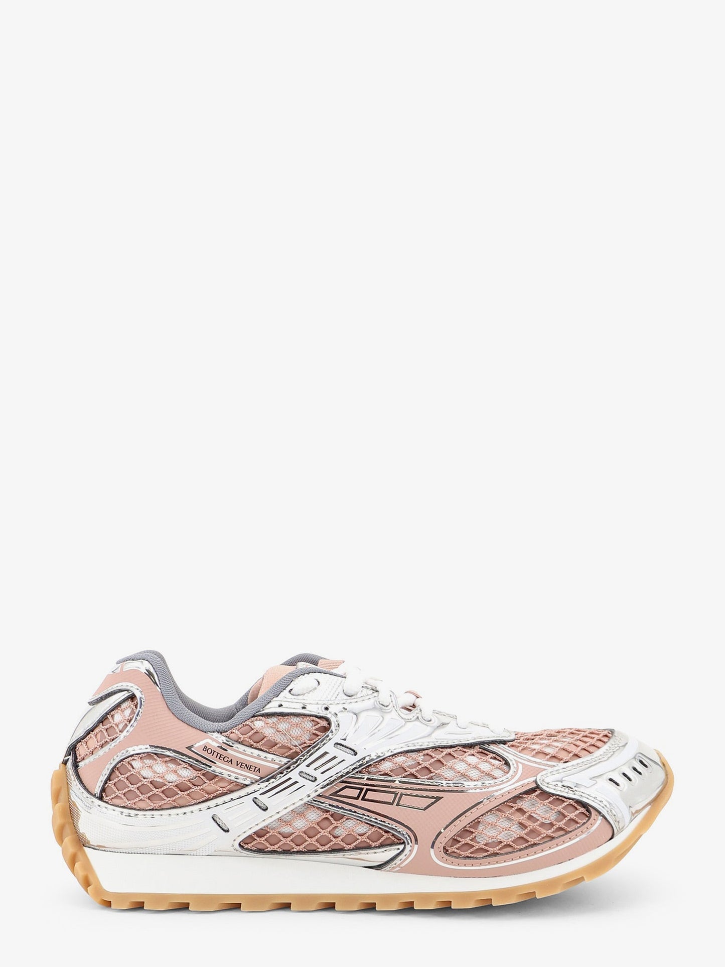 Bottega Veneta Women Orbit Mesh And Leather Sneakers BOTTEGA VENETA