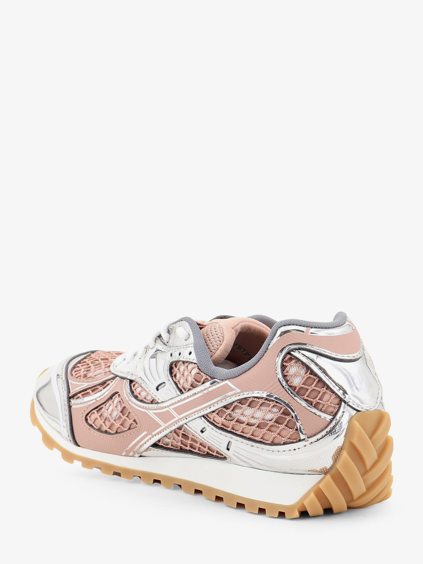 Bottega Veneta Women Orbit Mesh And Leather Sneakers BOTTEGA VENETA