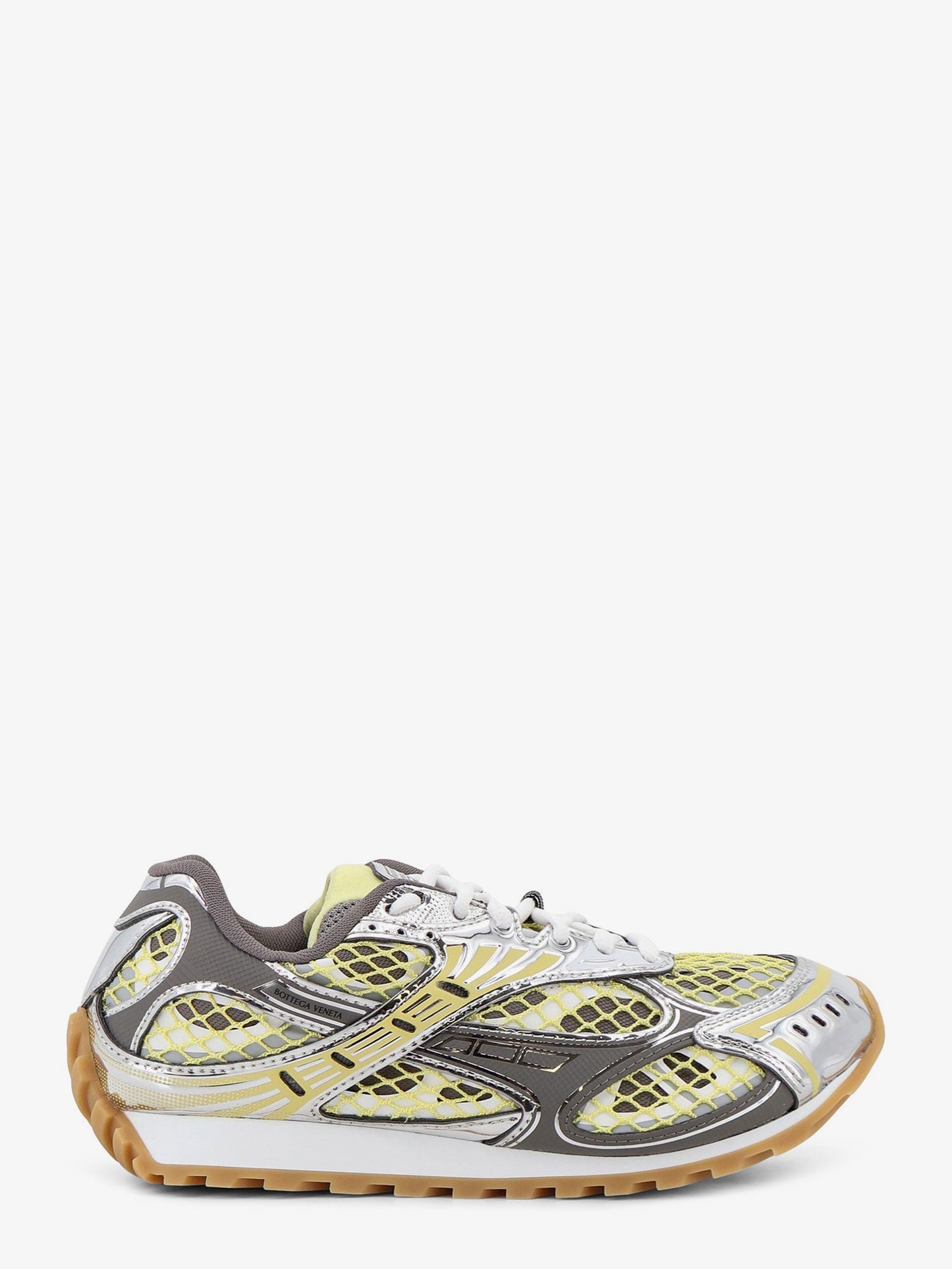 Bottega Veneta Women Orbit Mesh And Leather Sneakers BOTTEGA VENETA