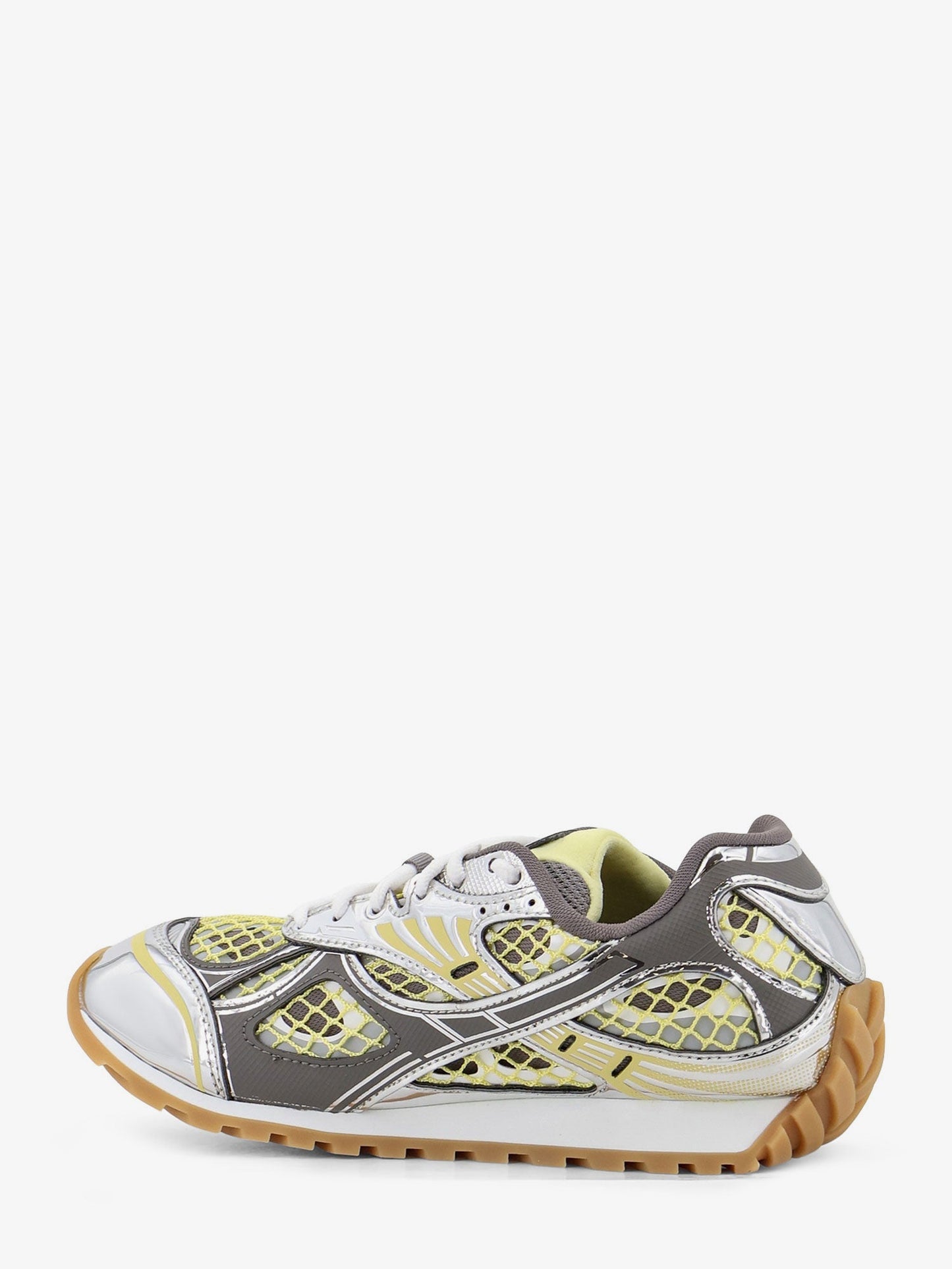 Bottega Veneta Women Orbit Mesh And Leather Sneakers BOTTEGA VENETA
