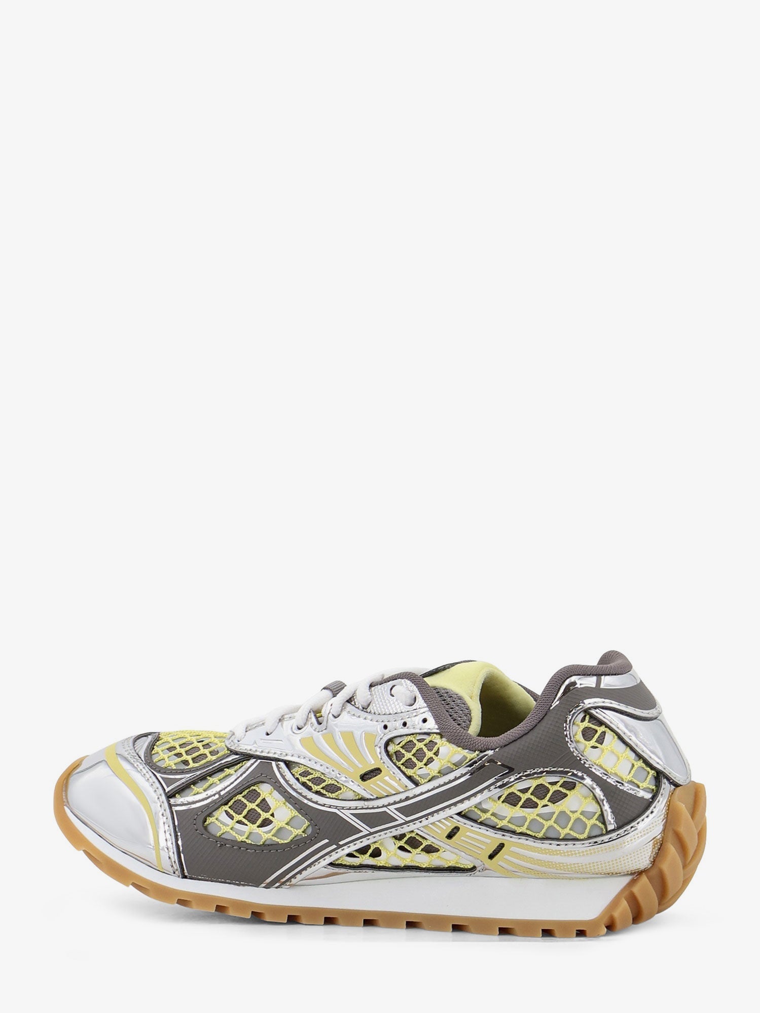 Bottega Veneta Women Orbit Mesh And Leather Sneakers BOTTEGA VENETA
