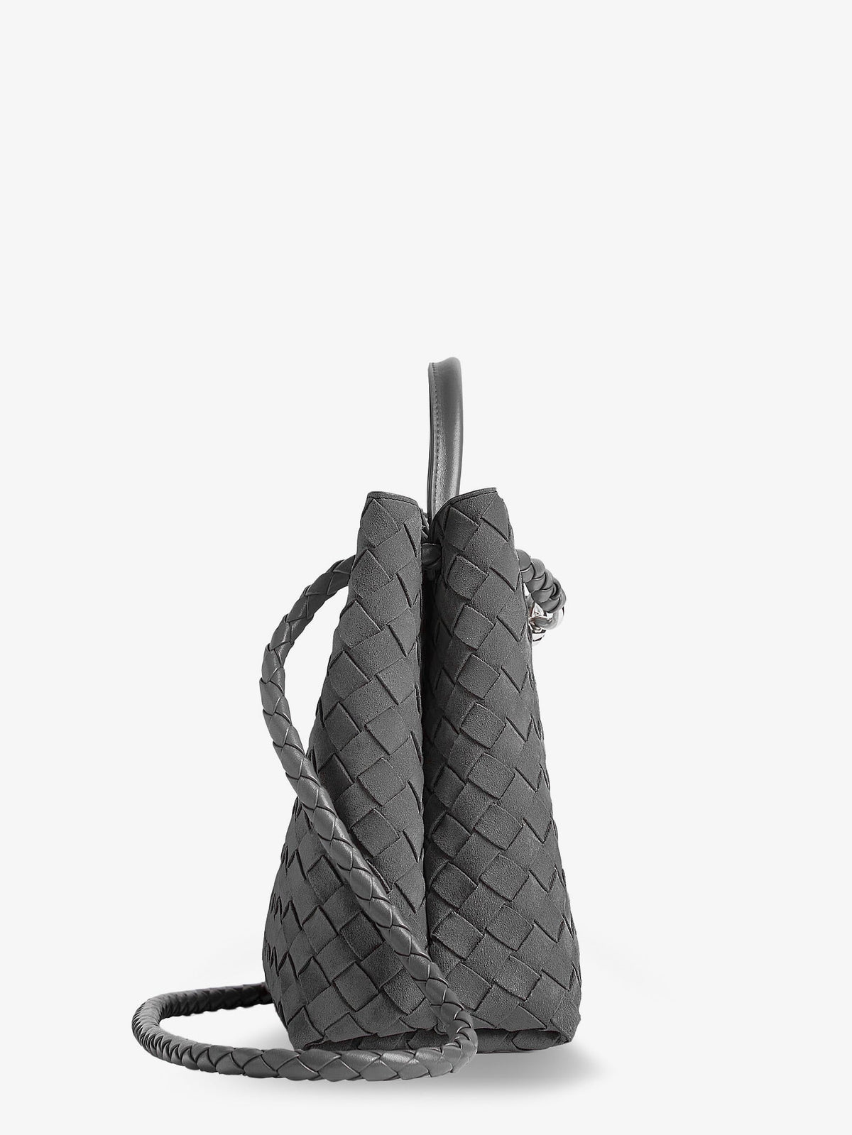 Bottega Veneta Women Andiamo Medium Suede Handbag BOTTEGA VENETA
