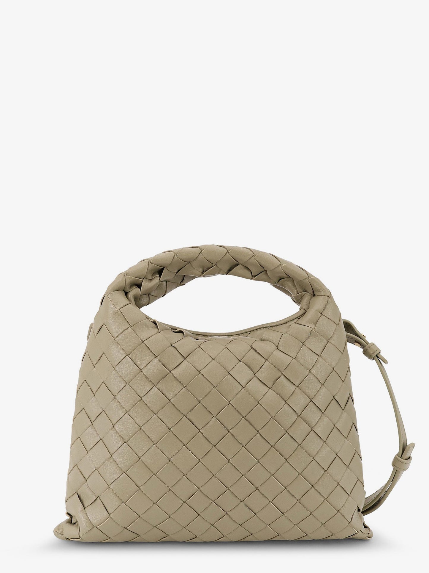 Bottega Veneta Women Mini Hop Leather Crossbody Bag With Intrecciato Pattern BOTTEGA VENETA