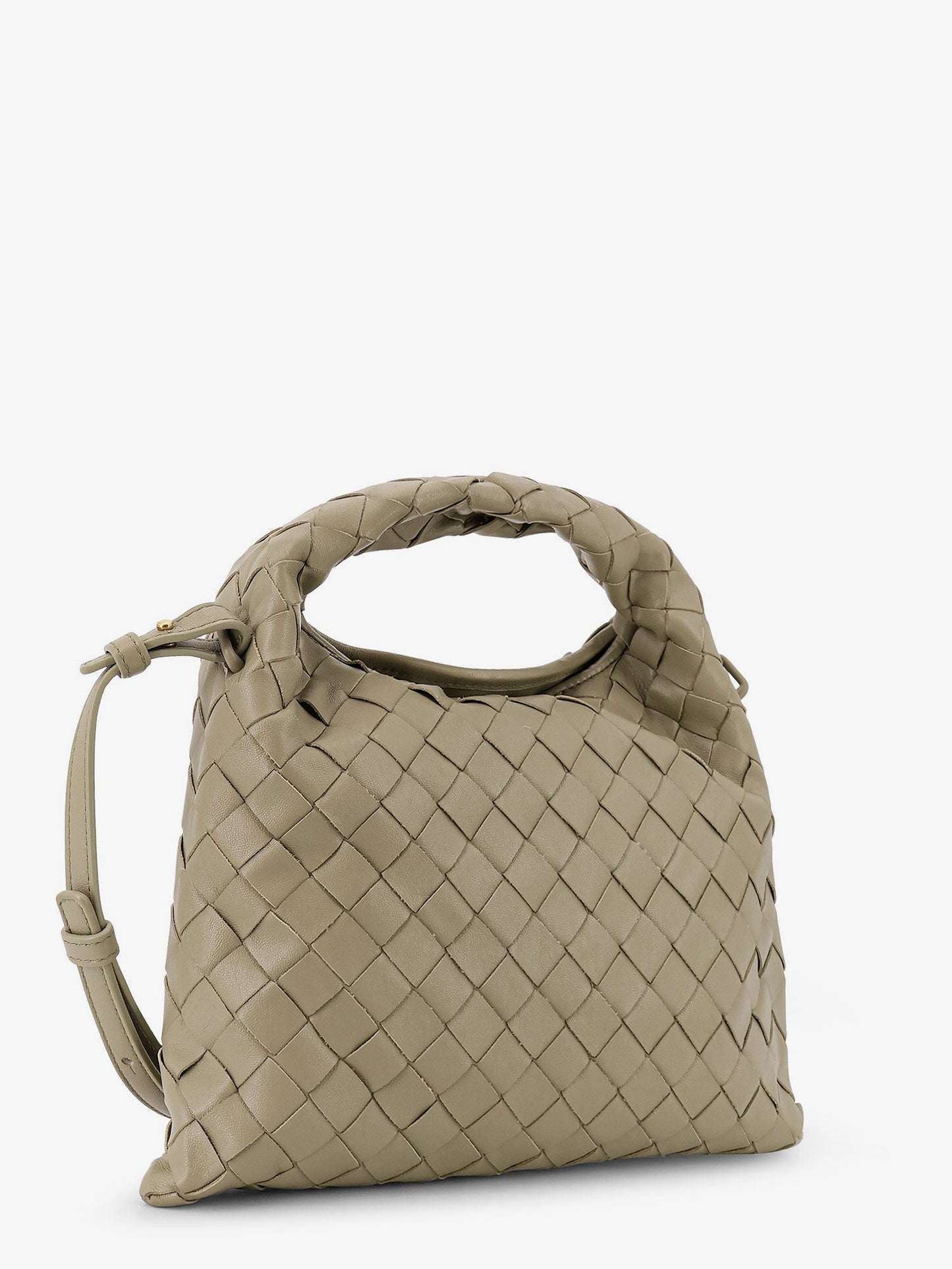 Bottega Veneta Women Mini Hop Leather Crossbody Bag With Intrecciato Pattern BOTTEGA VENETA