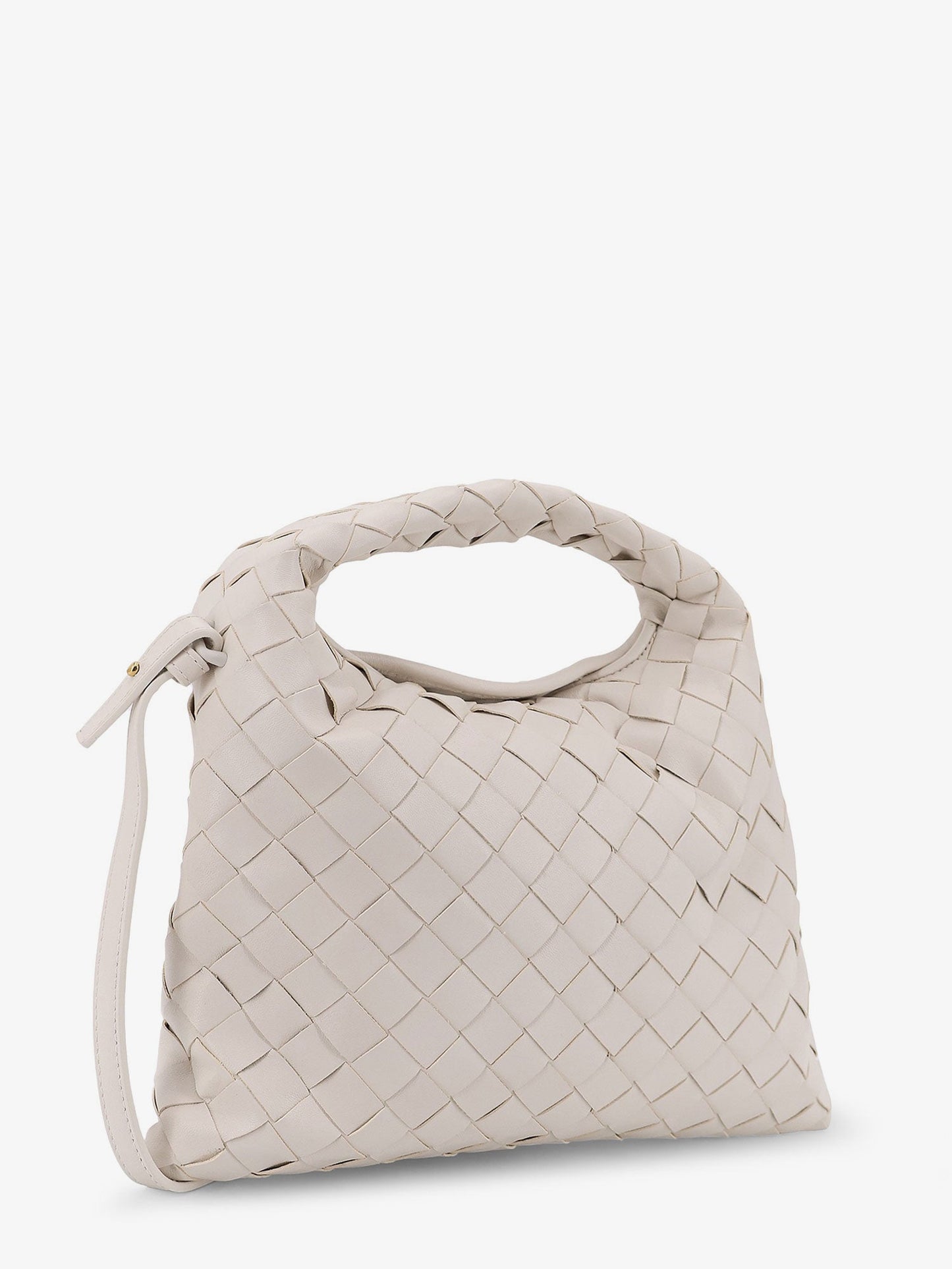 Bottega Veneta Women Mini Hop Leather Crossbody Bag With Intrecciato Pattern BOTTEGA VENETA