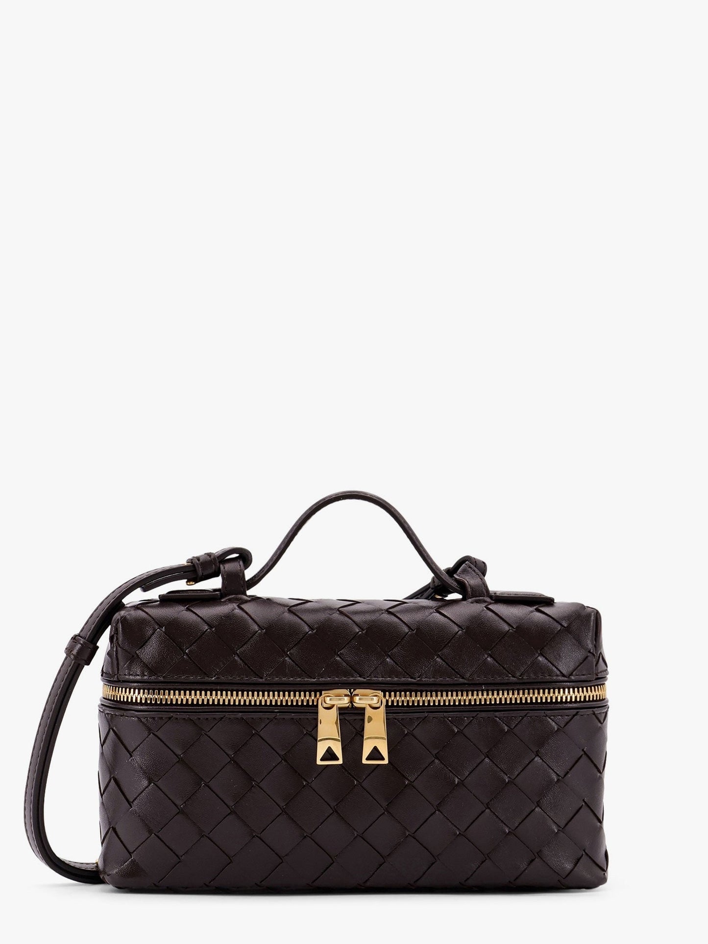 Bottega Veneta Women Bang Bang Leather Shoulder Bag With Intrecciato Pattern BOTTEGA VENETA