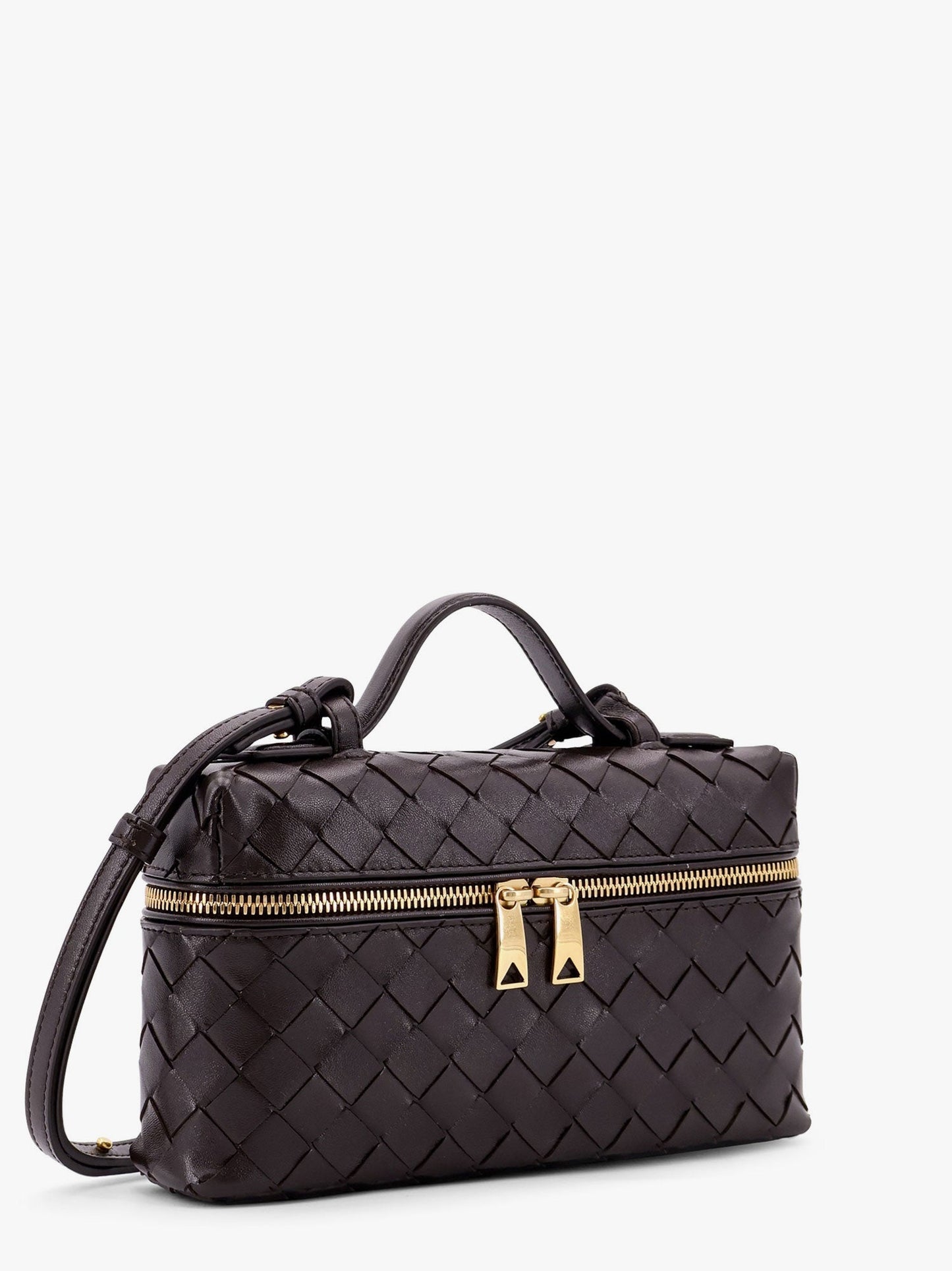 Bottega Veneta Women Bang Bang Leather Shoulder Bag With Intrecciato Pattern BOTTEGA VENETA
