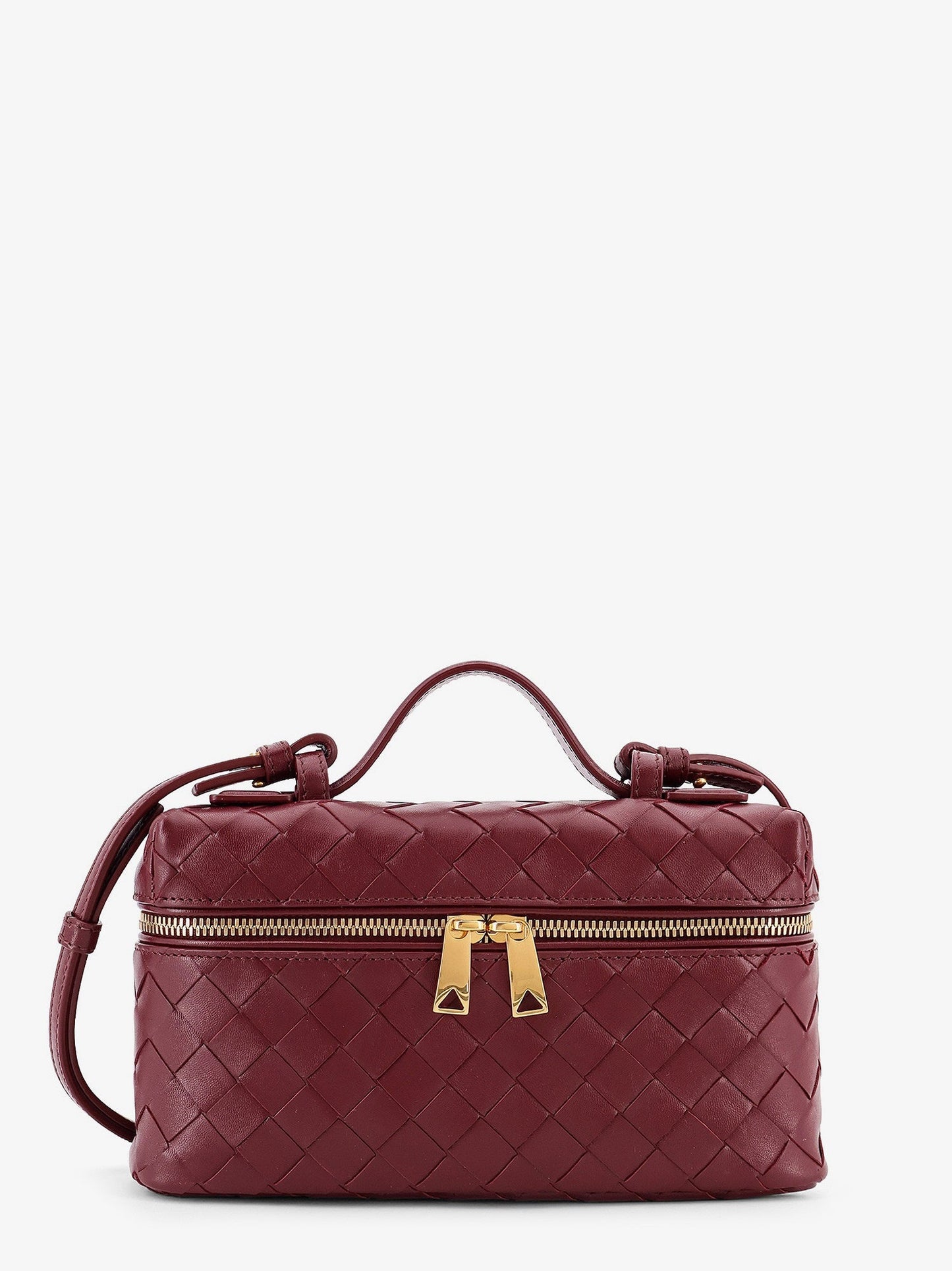 Bottega Veneta Women Bang Bang Leather Vanity Case With Intrecciato Motif BOTTEGA VENETA