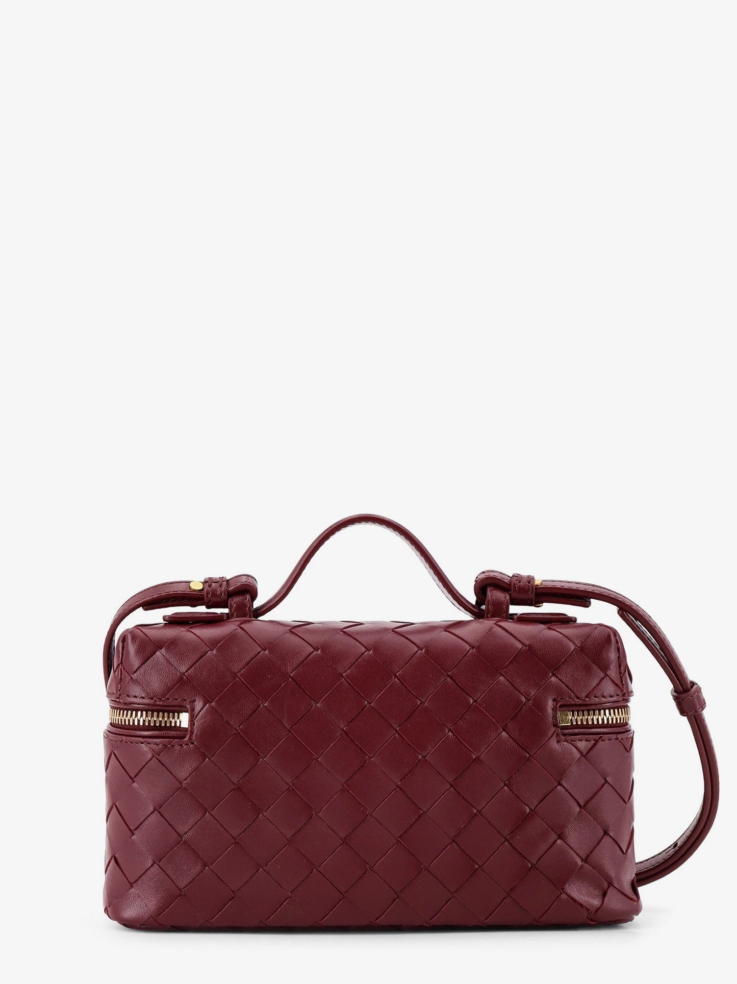 Bottega Veneta Women Bang Bang Leather Vanity Case With Intrecciato Motif BOTTEGA VENETA