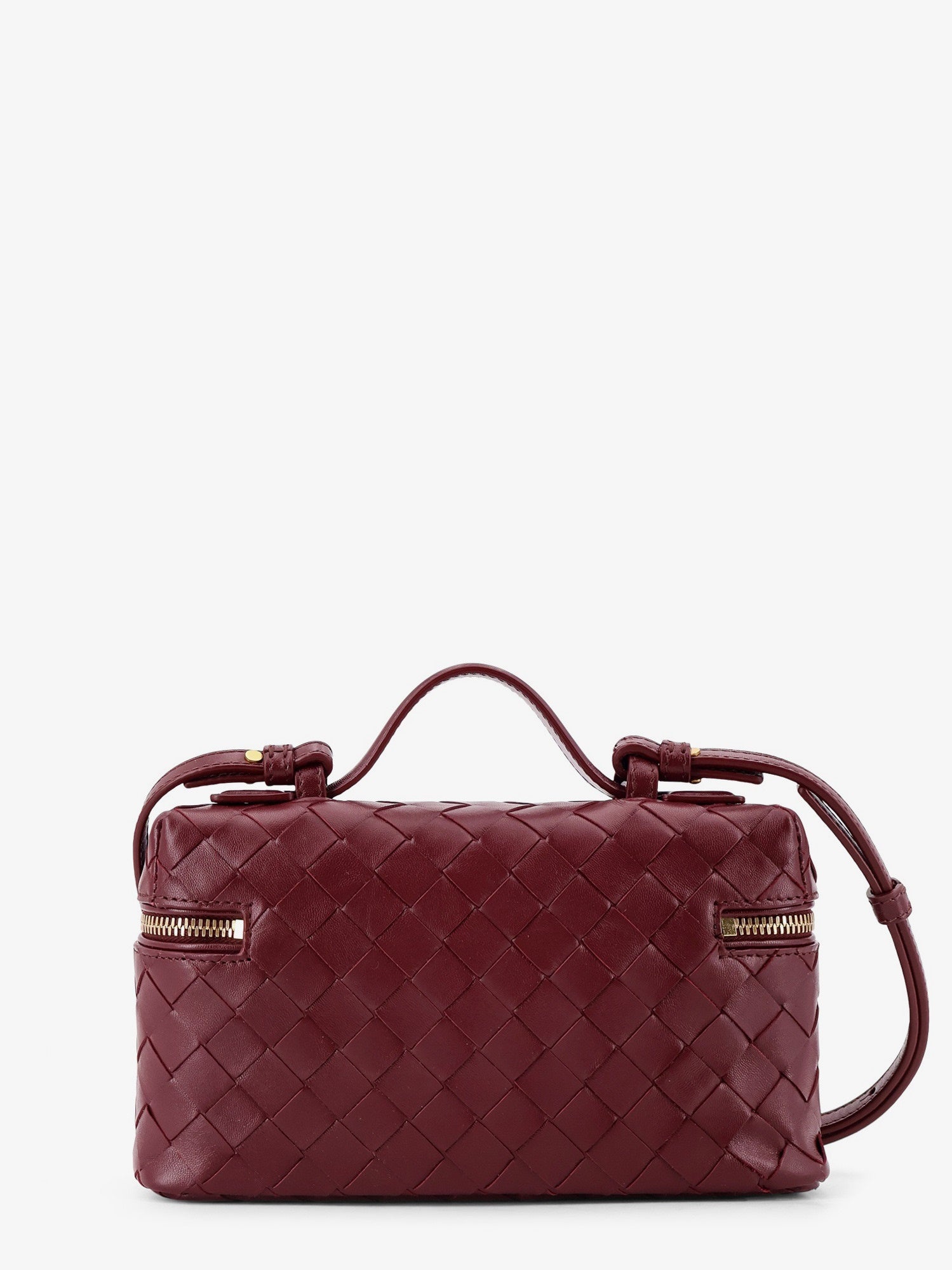 Bottega Veneta Women Bang Bang Leather Vanity Case With Intrecciato Motif BOTTEGA VENETA