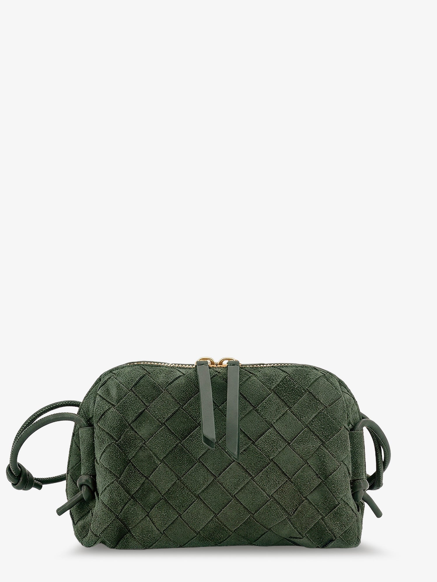 Bottega Veneta Women Concert Pochette Suede Crossbody Bag BOTTEGA VENETA