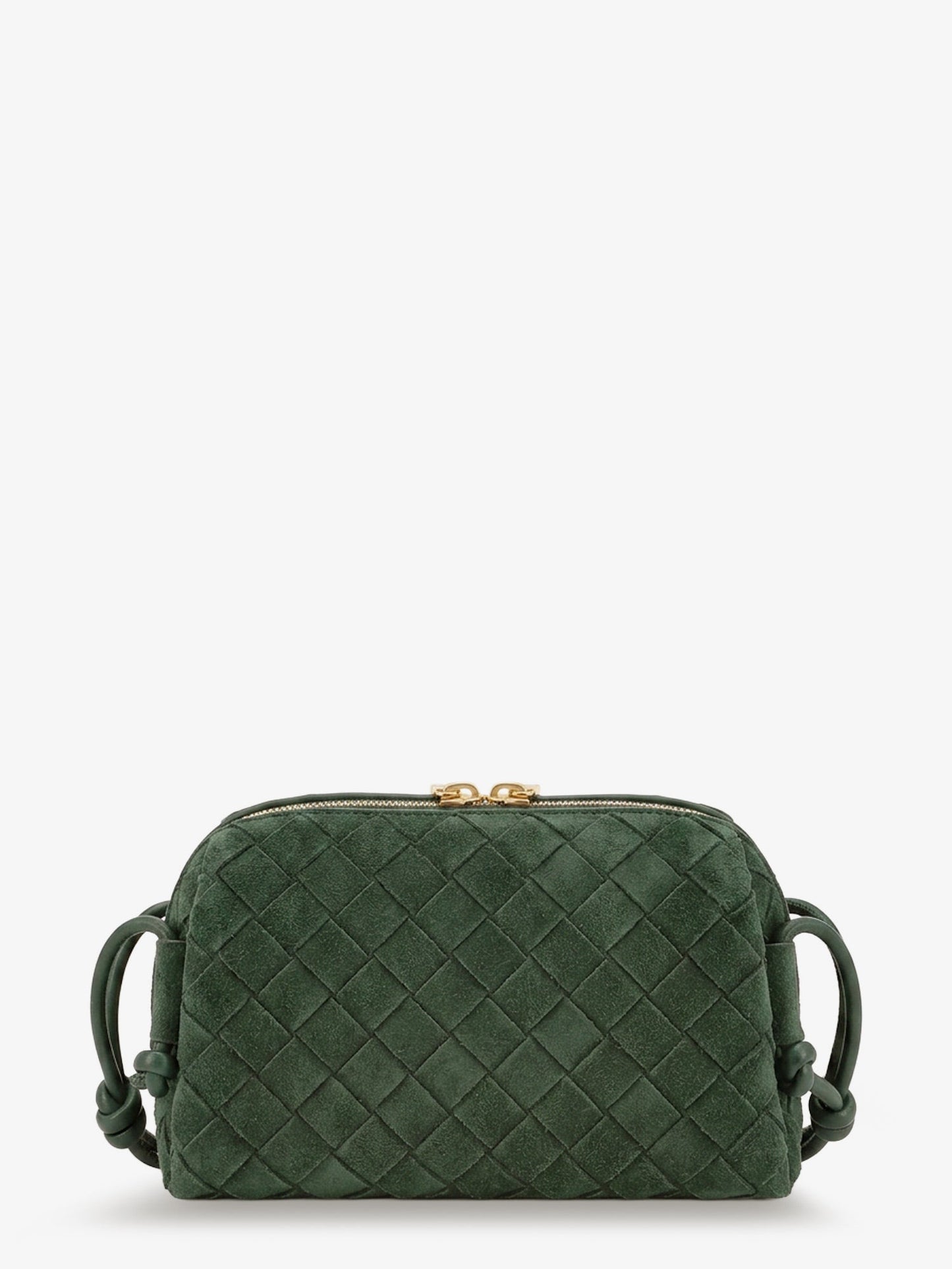 Bottega Veneta Women Concert Pochette Suede Crossbody Bag BOTTEGA VENETA