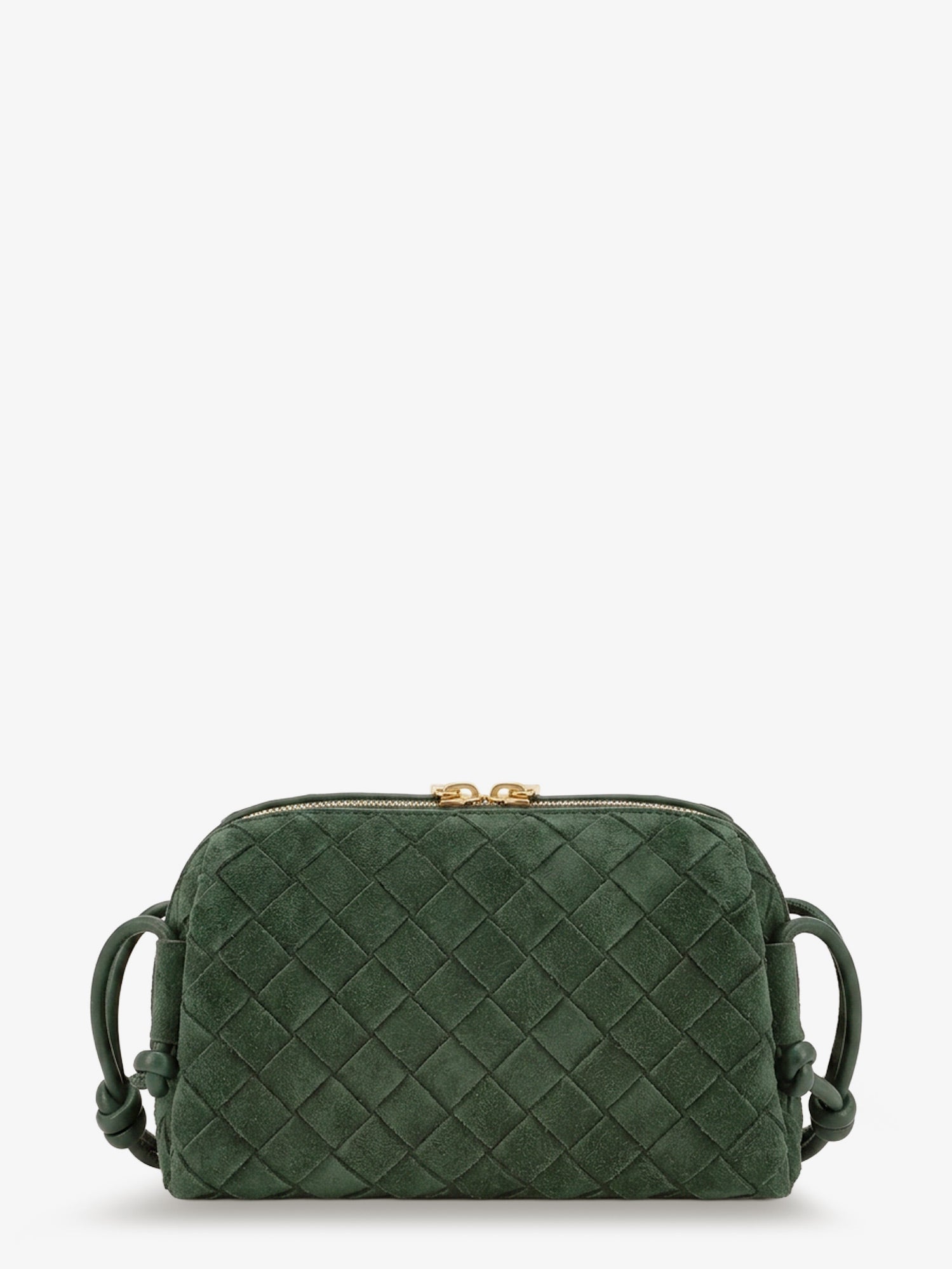 Bottega Veneta Women Concert Pochette Suede Crossbody Bag BOTTEGA VENETA
