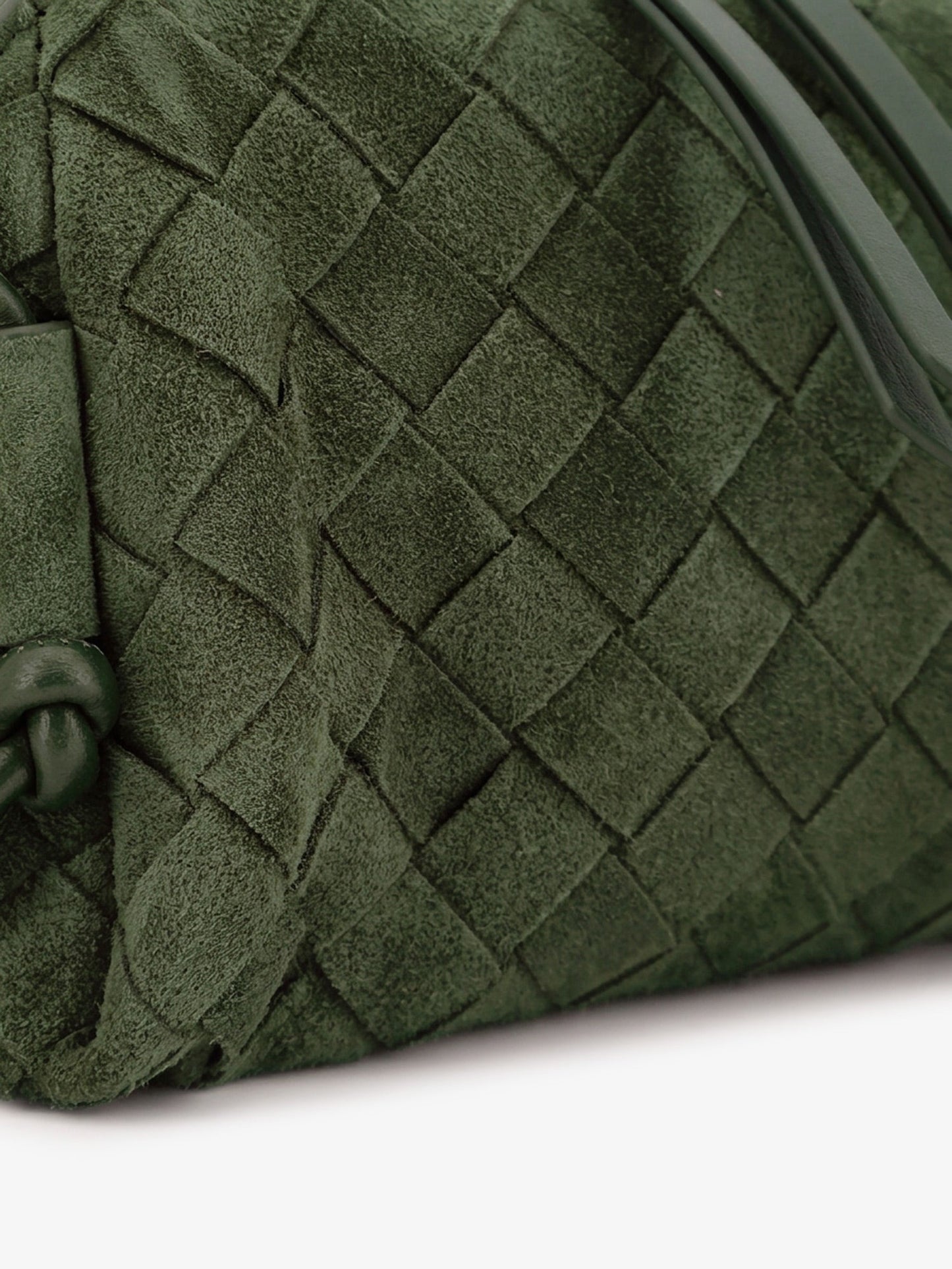 Bottega Veneta Women Concert Pochette Suede Crossbody Bag BOTTEGA VENETA