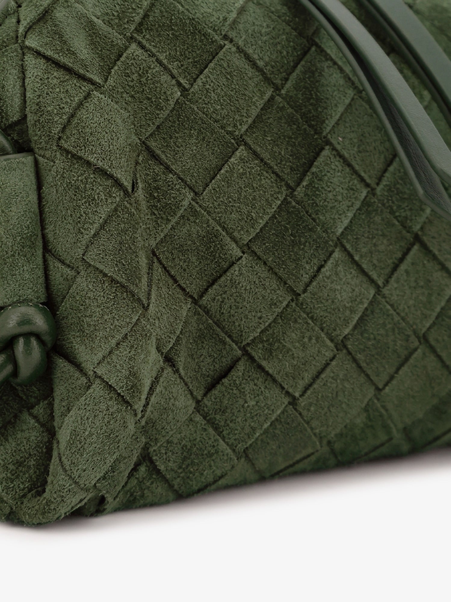 Bottega Veneta Women Concert Pochette Suede Crossbody Bag BOTTEGA VENETA
