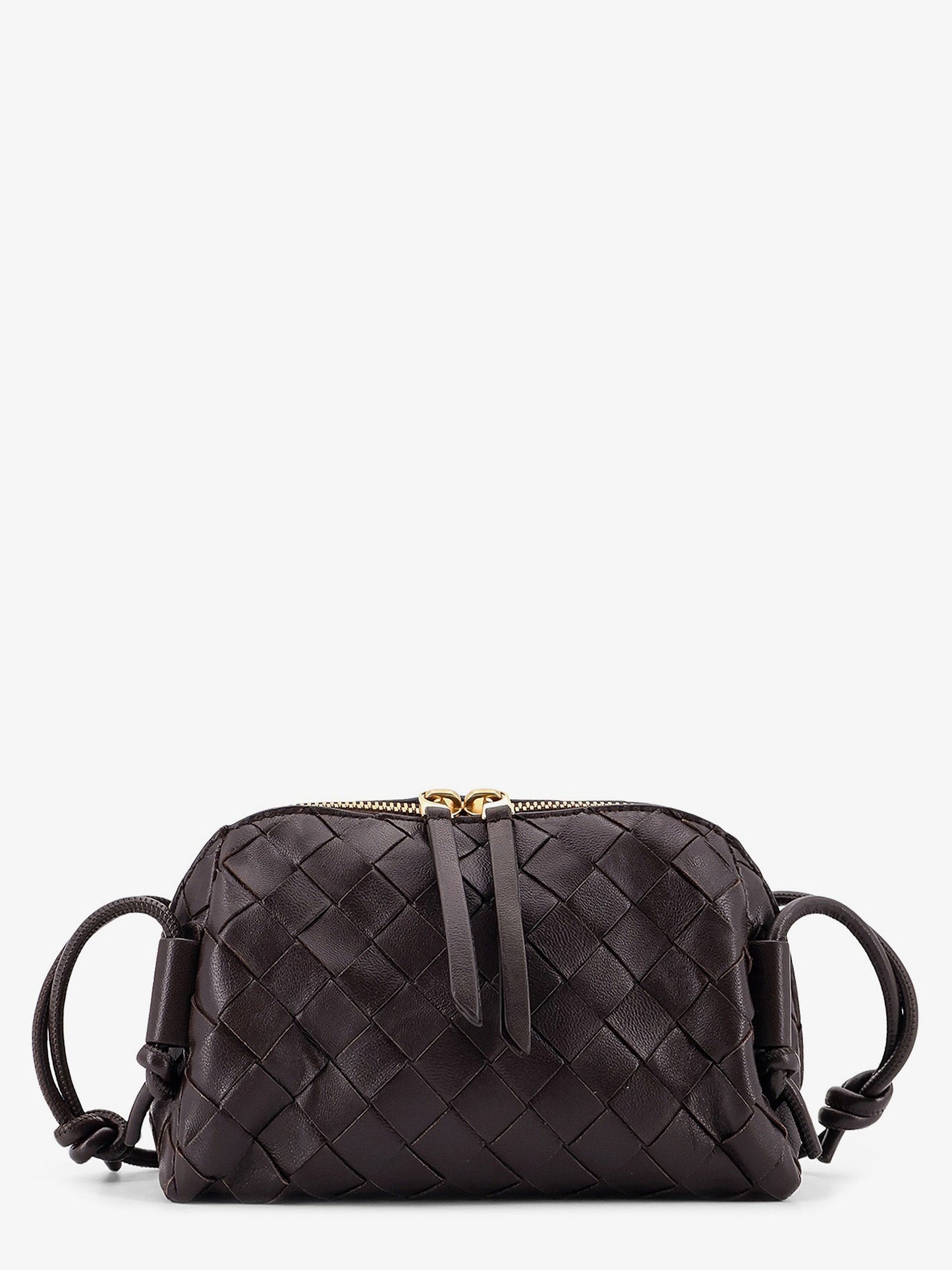 Bottega Veneta Women Leather Clutch With Intrecciato Concert Motif BOTTEGA VENETA