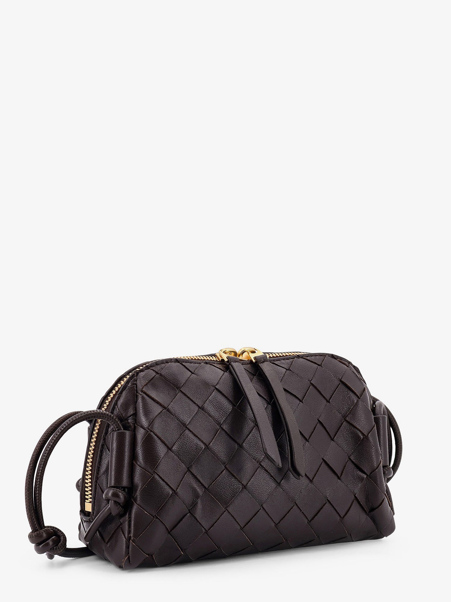 Bottega Veneta Women Leather Clutch With Intrecciato Concert Motif BOTTEGA VENETA