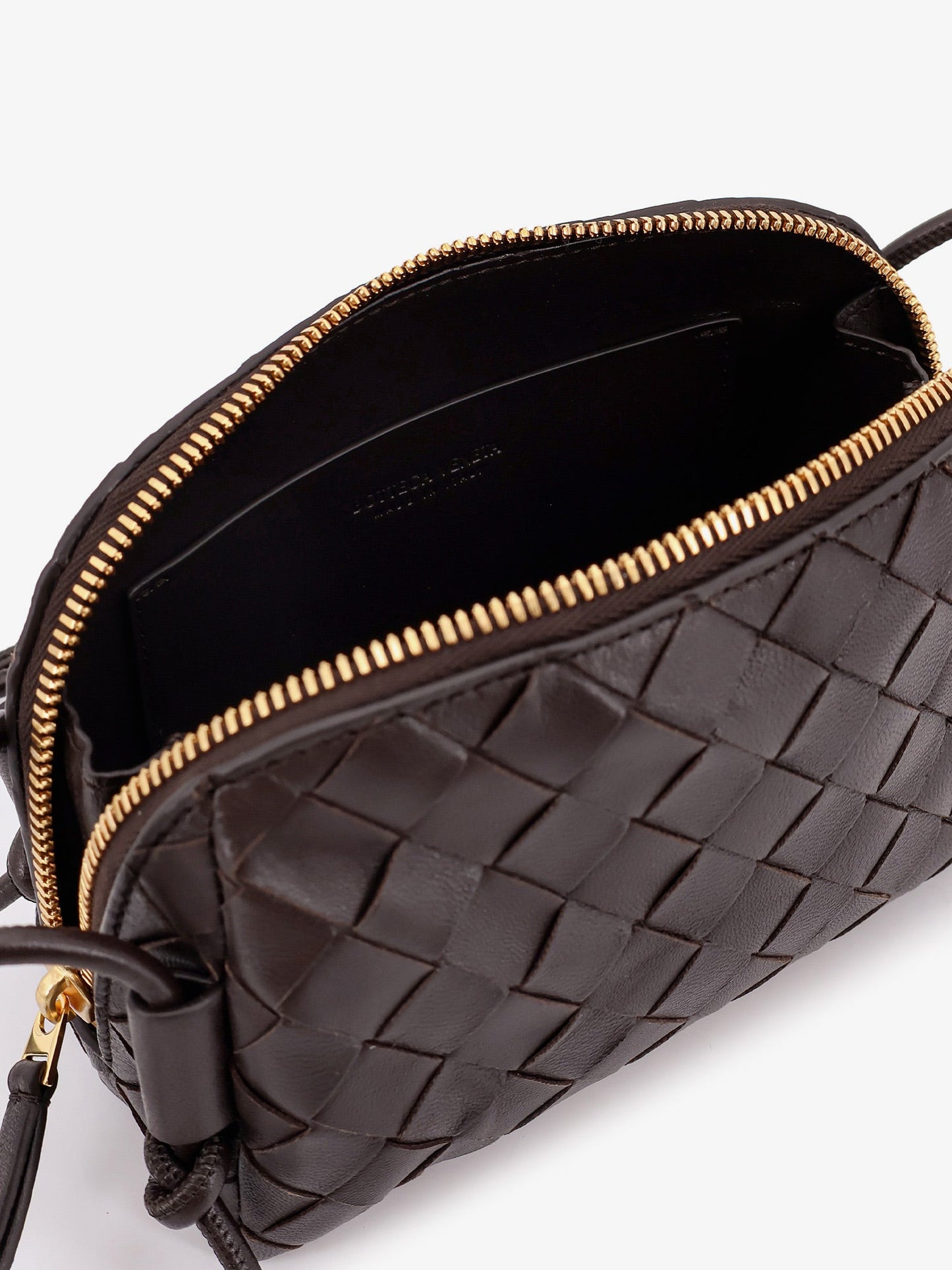 Bottega Veneta Women Leather Clutch With Intrecciato Concert Motif BOTTEGA VENETA