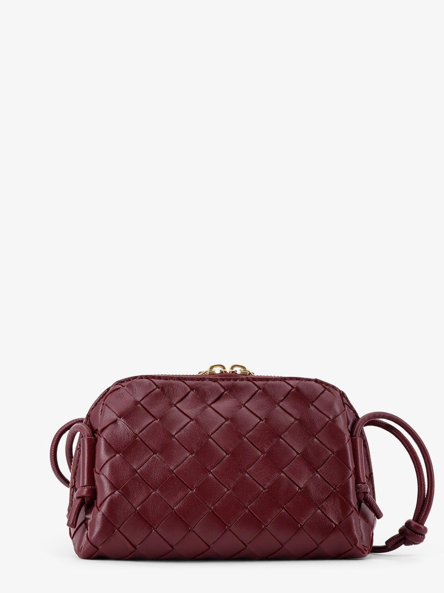 Bottega Veneta Women Concert Pouch Leather Shoulder Bag With Intrecciato Motif BOTTEGA VENETA