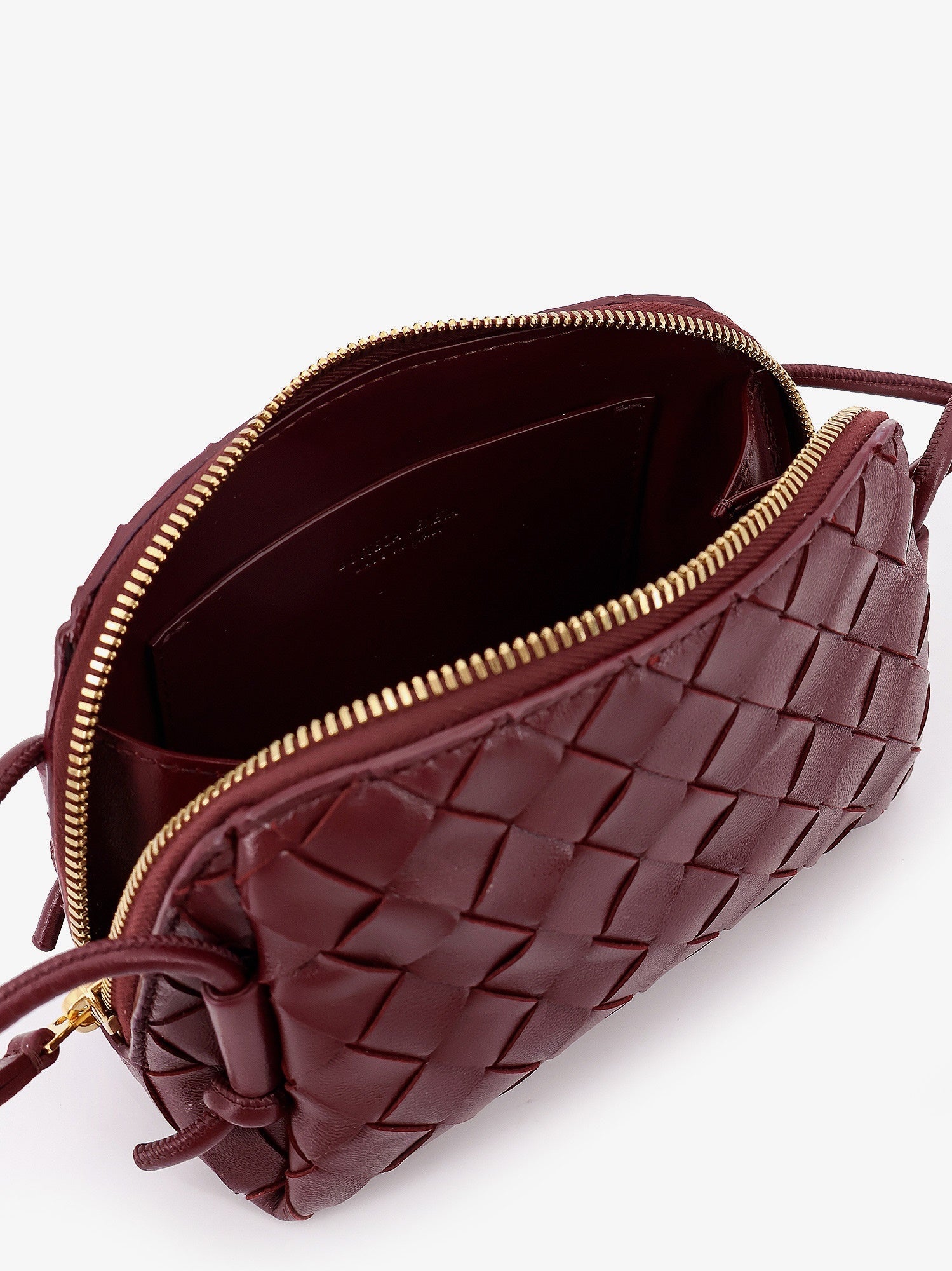Bottega Veneta Women Concert Pouch Leather Shoulder Bag With Intrecciato Motif BOTTEGA VENETA