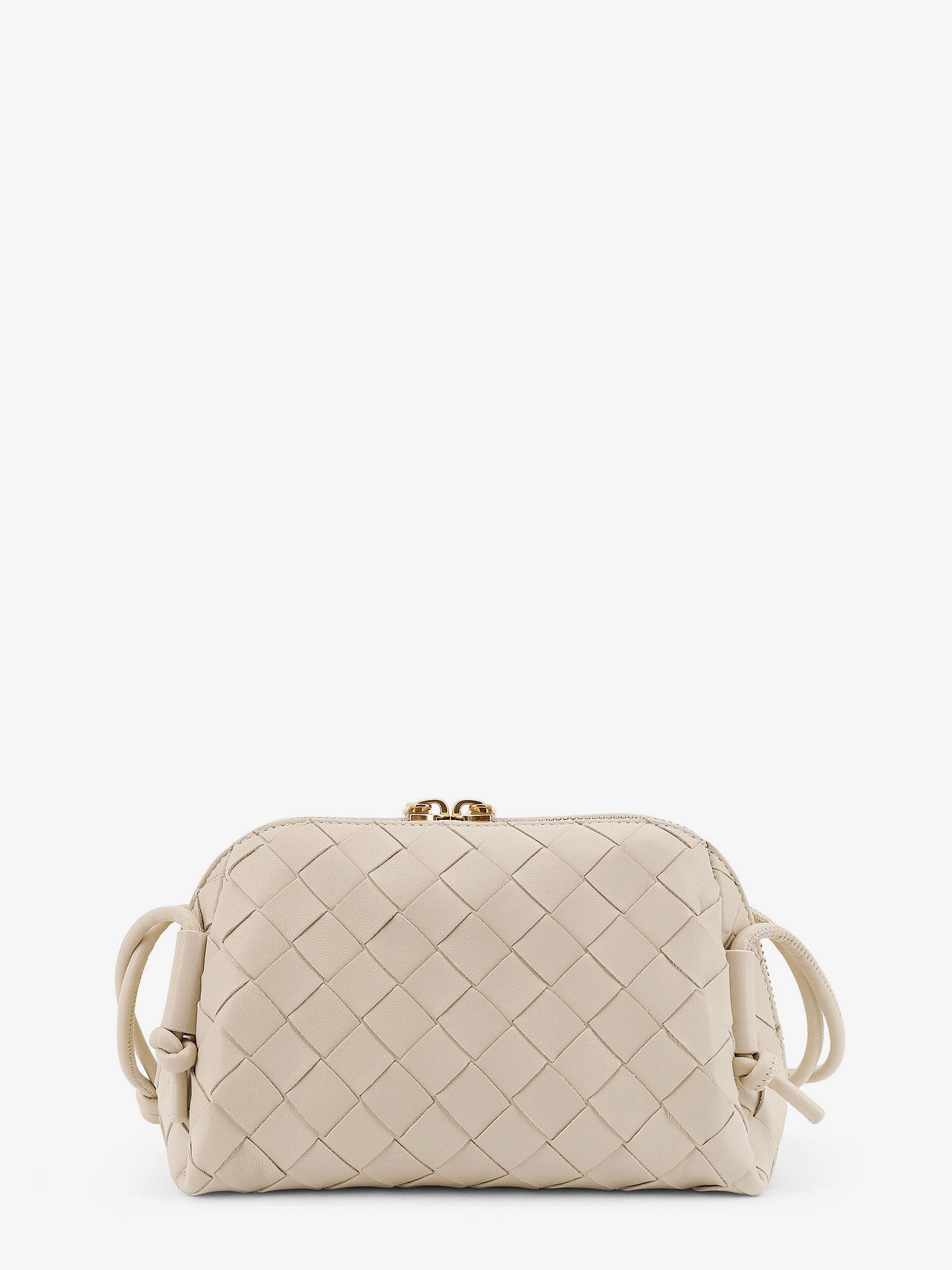 Bottega Veneta Women Concert Pouch Leather Crossbody Bag With Intrecciato Motif BOTTEGA VENETA