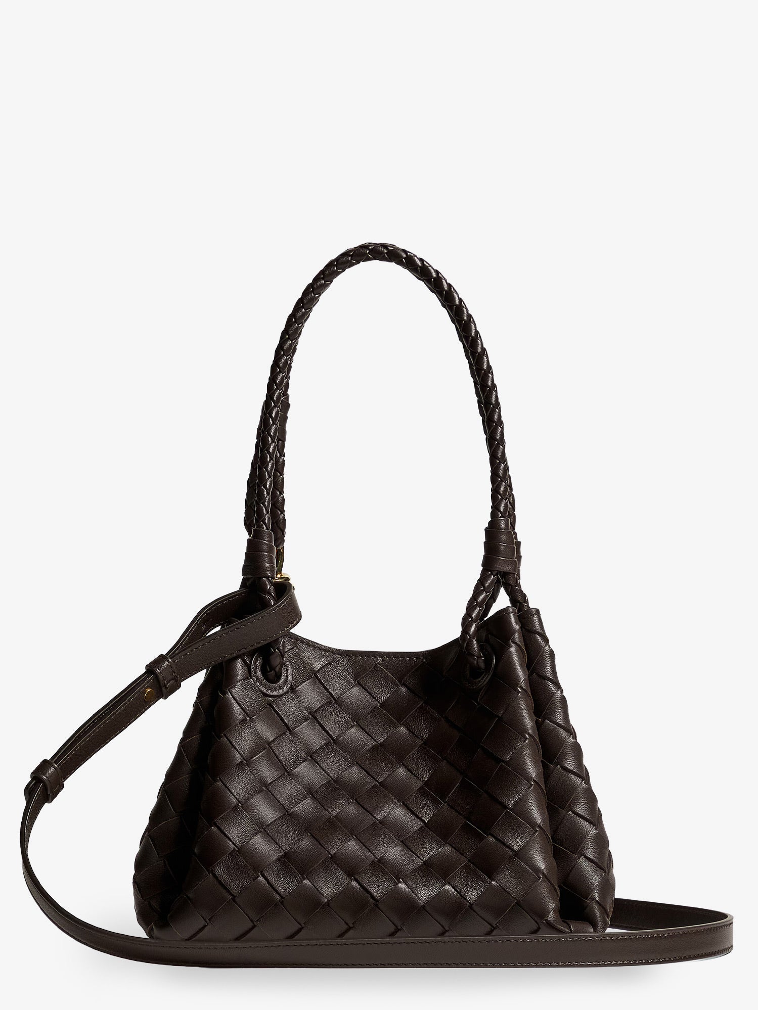 Bottega Veneta Women Parachute Leather Crossbody Bag BOTTEGA VENETA