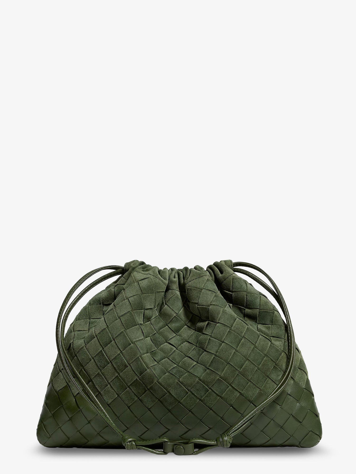 Bottega Veneta Women Suede Dustbag With Intrecciato Motif BOTTEGA VENETA