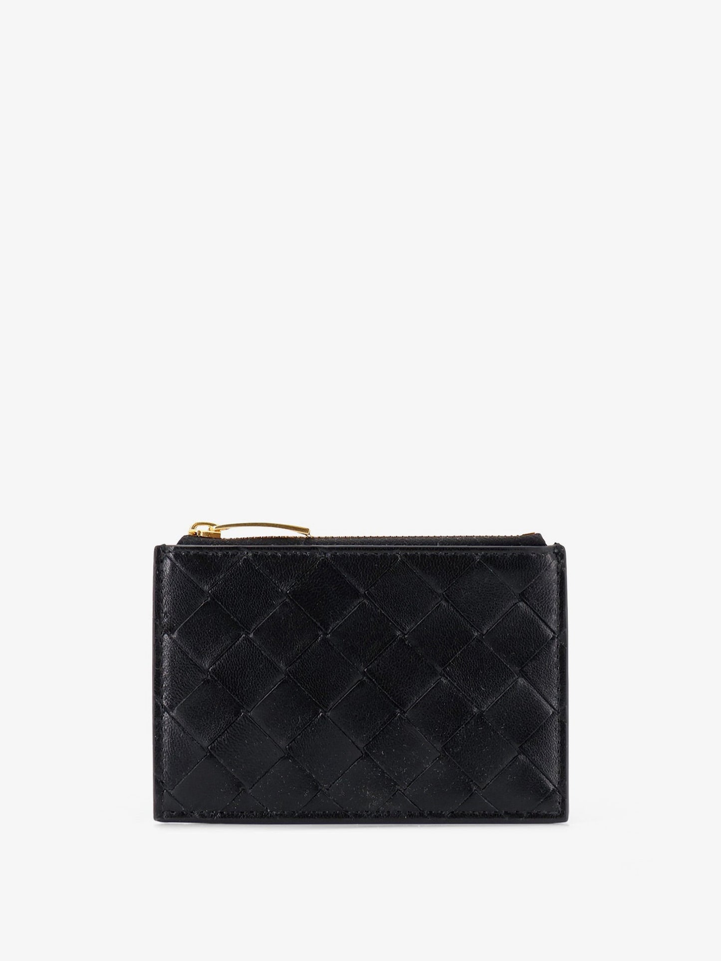 Bottega Veneta Women Leather Card Holder With Intrecciato Motif BOTTEGA VENETA