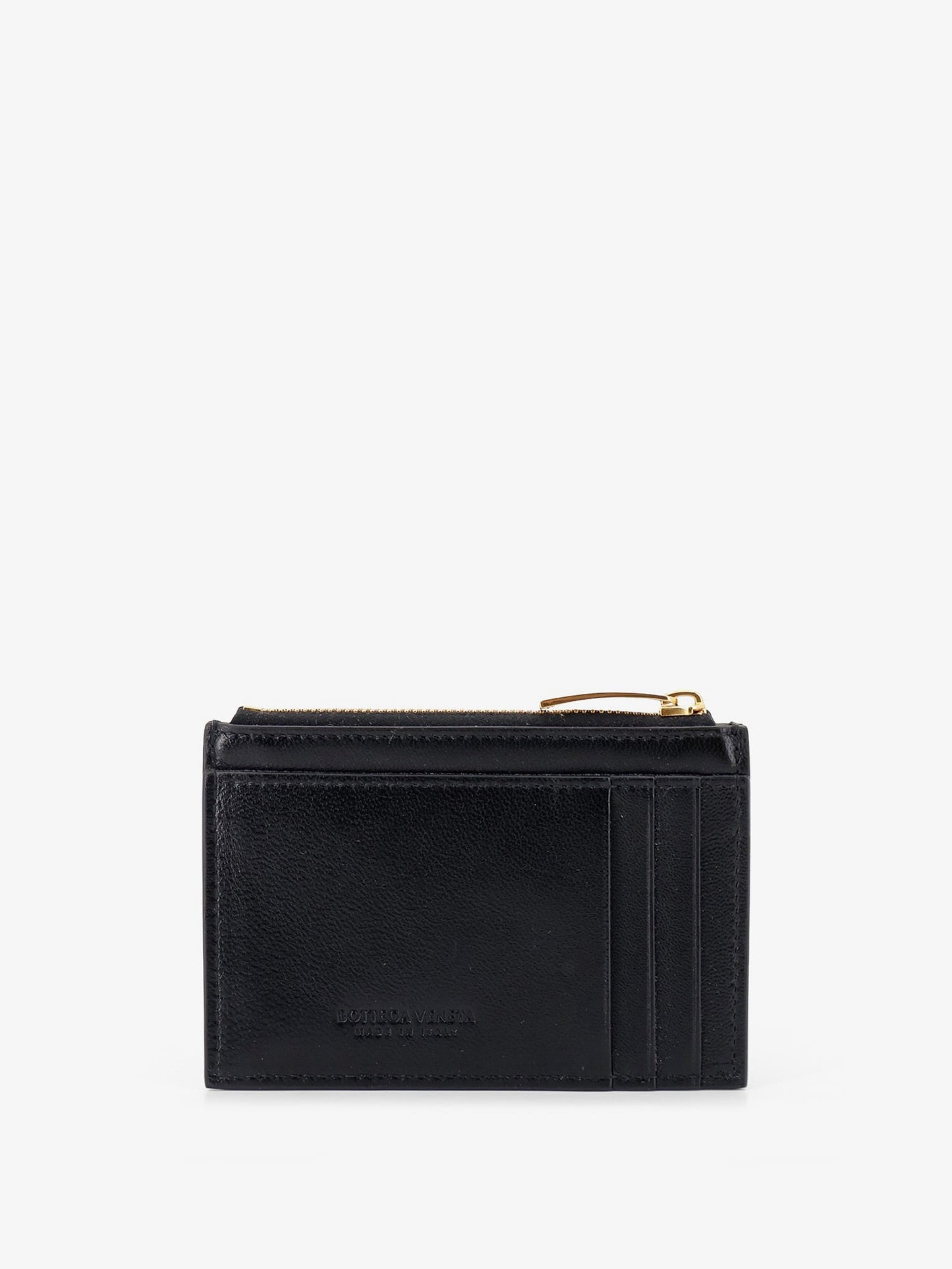 Bottega Veneta Women Leather Card Holder With Intrecciato Motif BOTTEGA VENETA