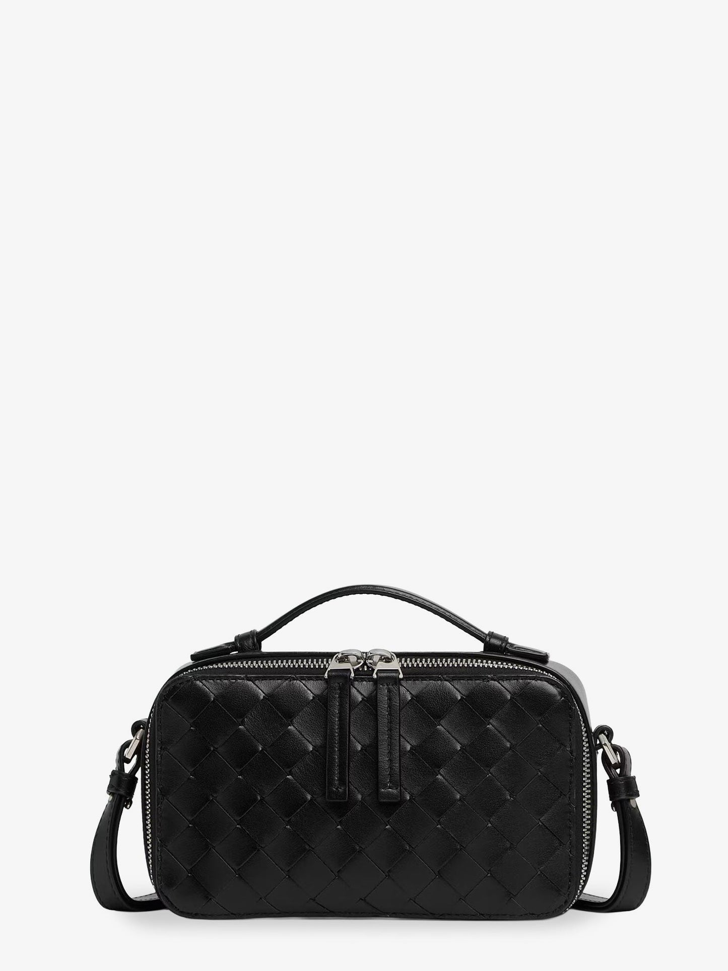 Bottega Veneta Men Leather Clutch Bag With Intrecciato Motif BOTTEGA VENETA