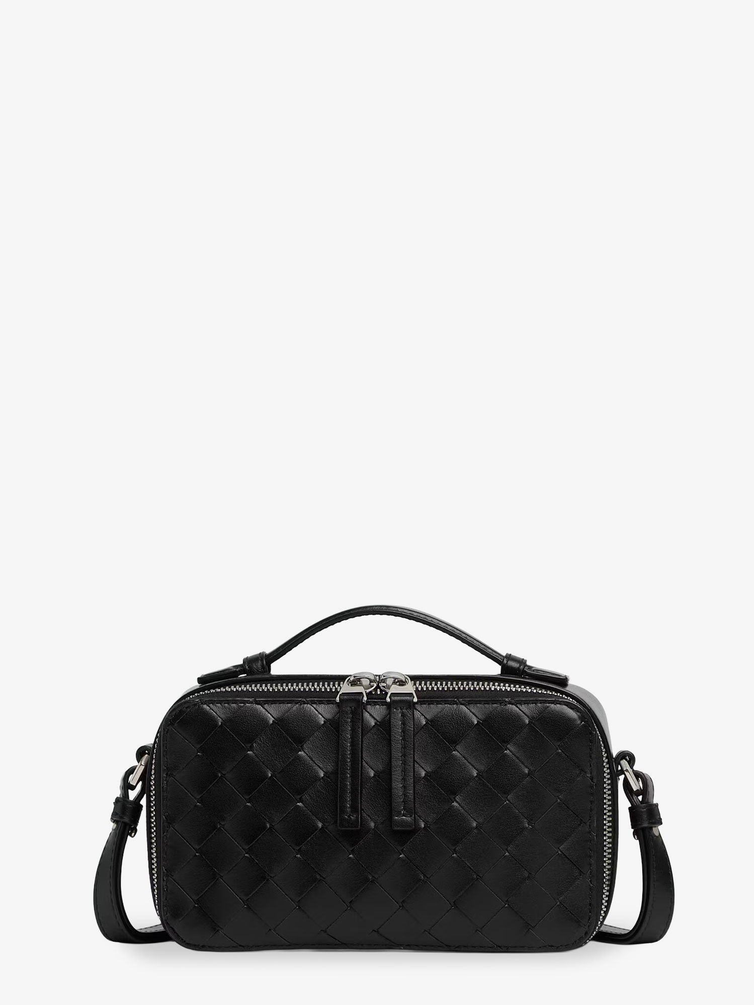 Bottega Veneta Men Leather Clutch Bag With Intrecciato Motif BOTTEGA VENETA