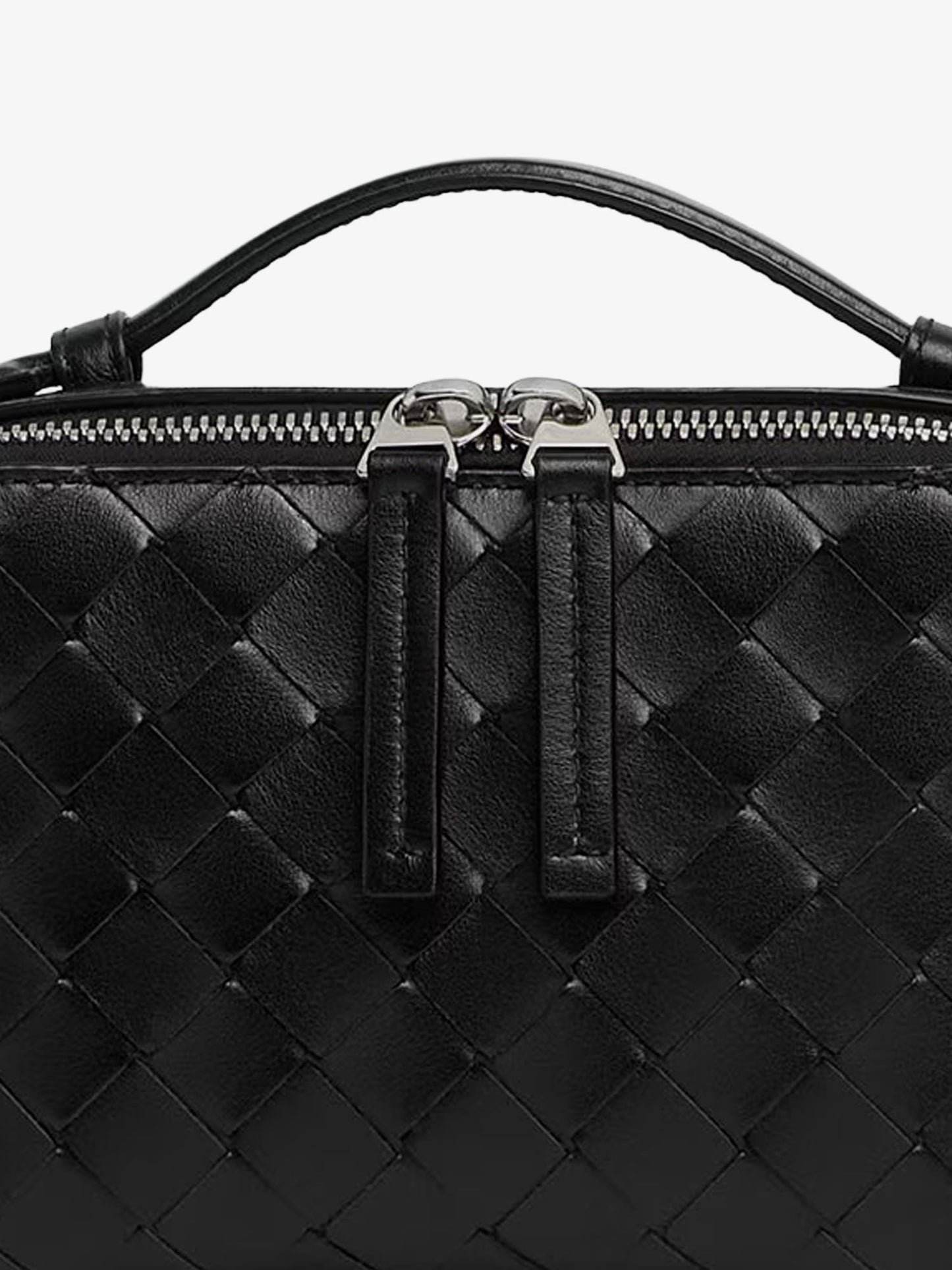 Bottega Veneta Men Leather Clutch Bag With Intrecciato Motif BOTTEGA VENETA