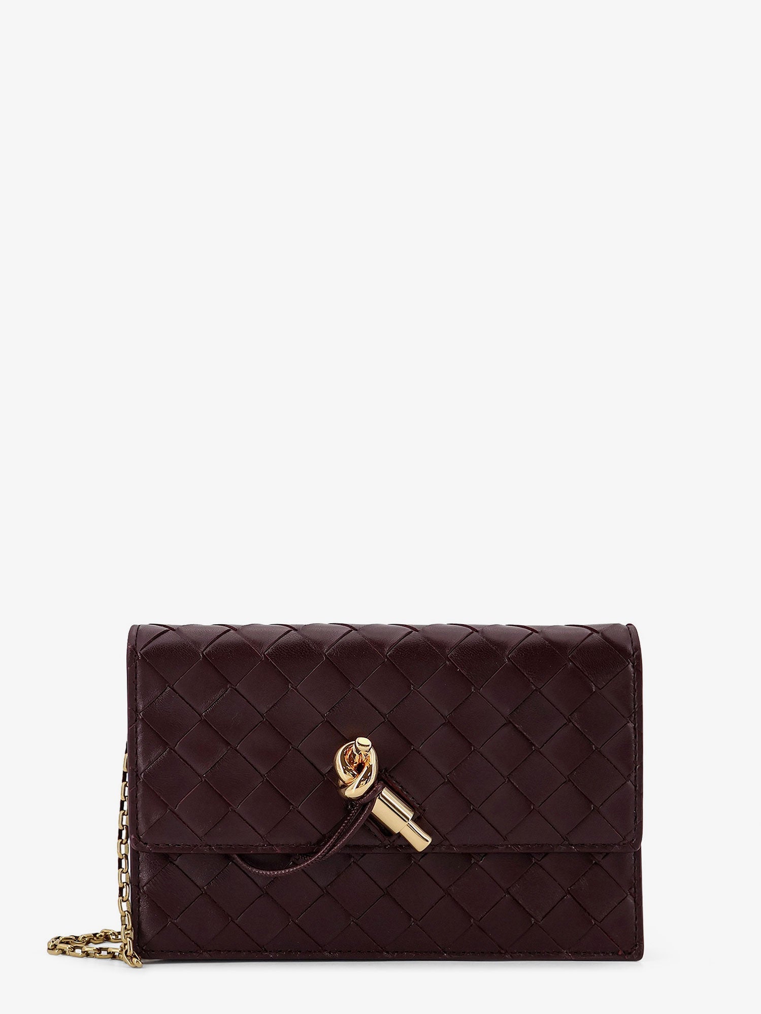 Bottega Veneta Women Leather Crossbody Bag With Intrecciato Motif BOTTEGA VENETA