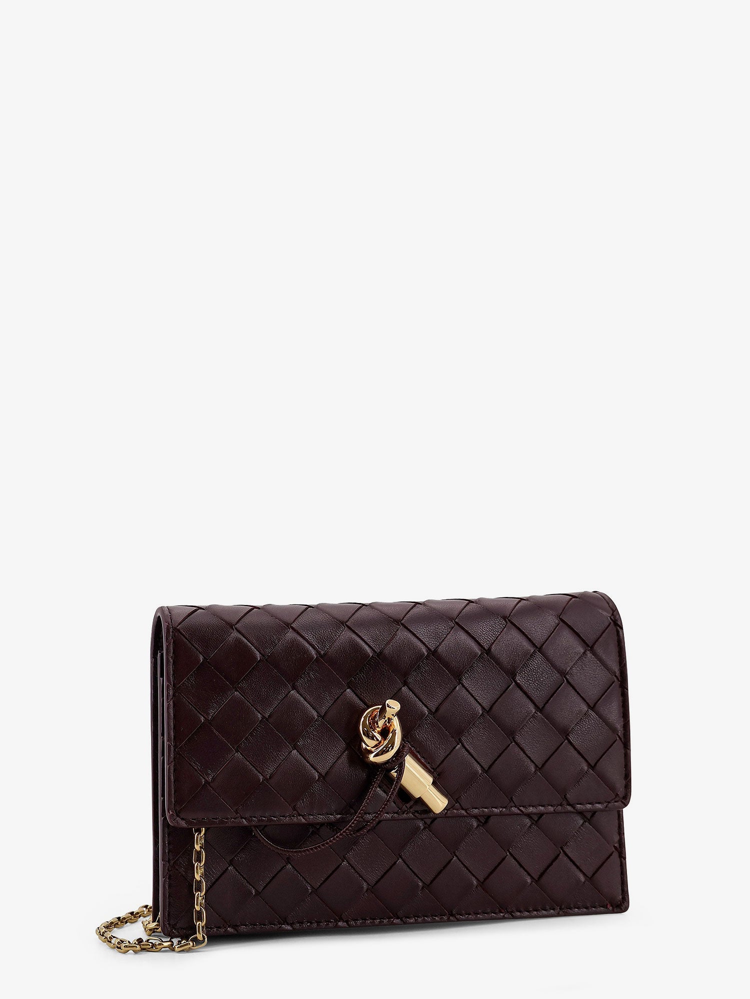 Bottega Veneta Women Leather Crossbody Bag With Intrecciato Motif BOTTEGA VENETA