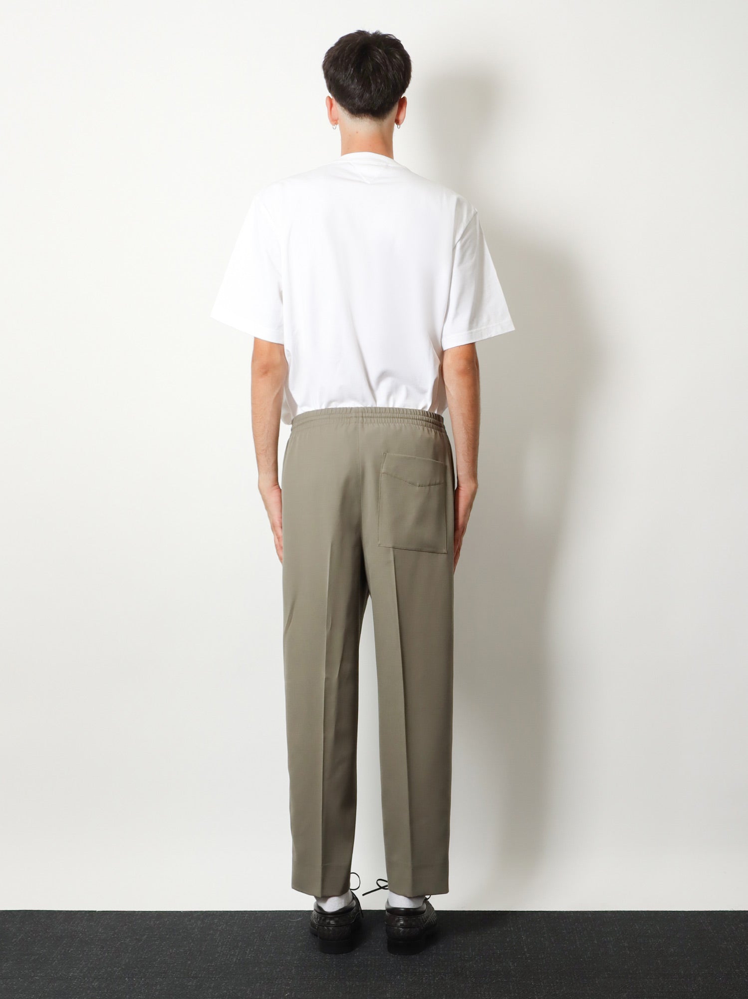 Bottega Veneta Men Light Wool Trousers With Drawstring BOTTEGA VENETA